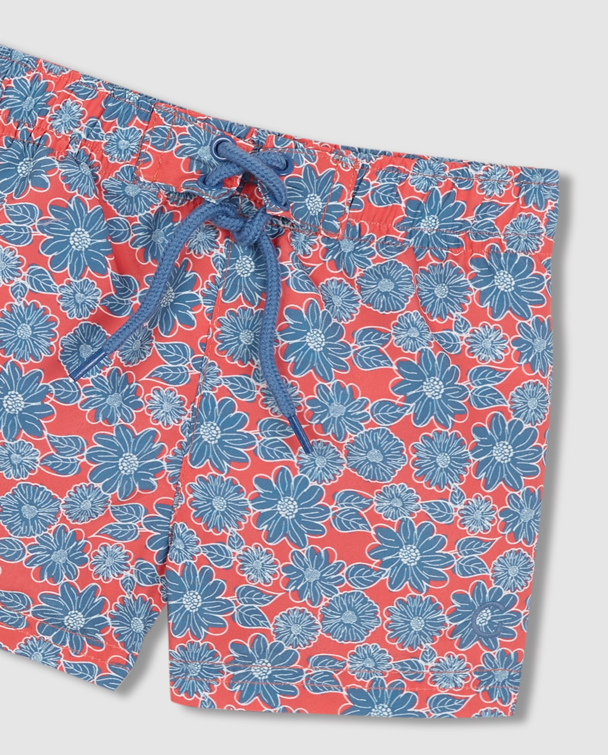 Fato de Banho para Bebé de Flor Grande Gocco Rosa / azul marinho-3