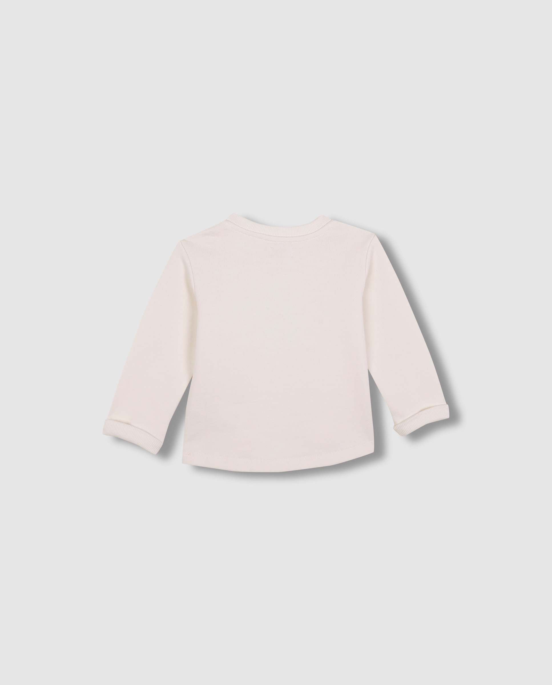Sweatshirt para Bebé com Print Branco-marfim-2