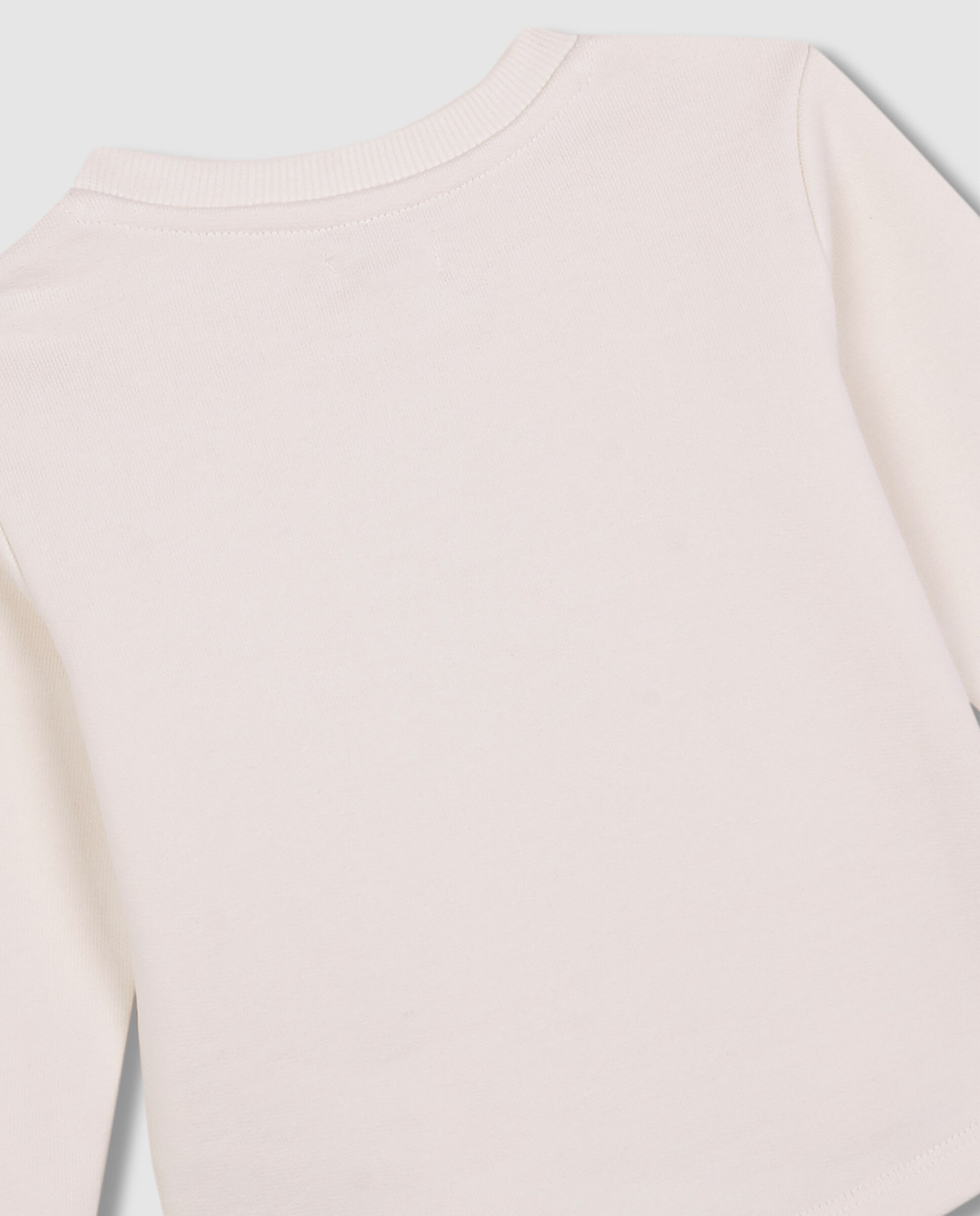 Sweatshirt para Bebé com Print Branco-marfim-4