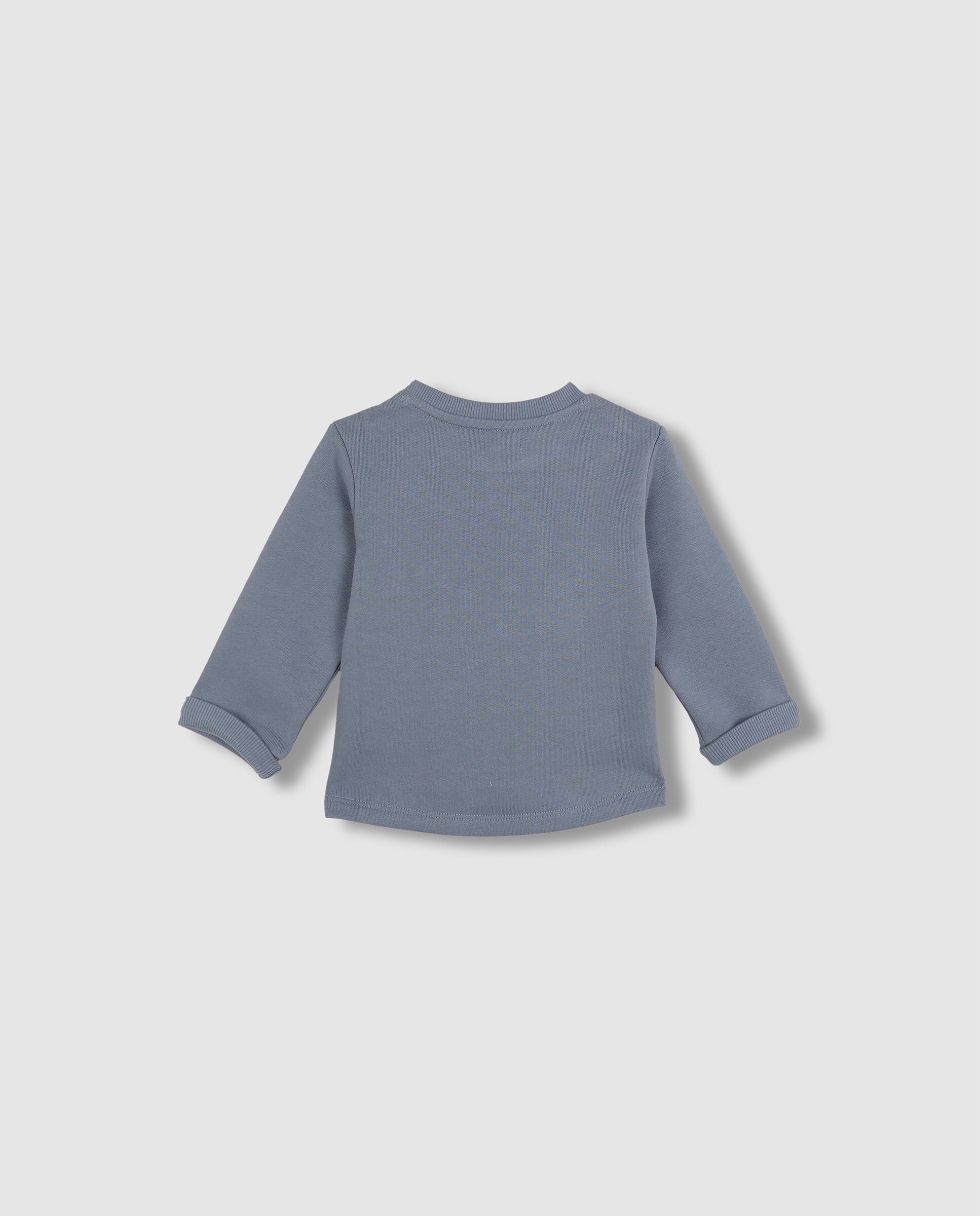 Sweatshirt para Bebé com Print Azul-claro-2