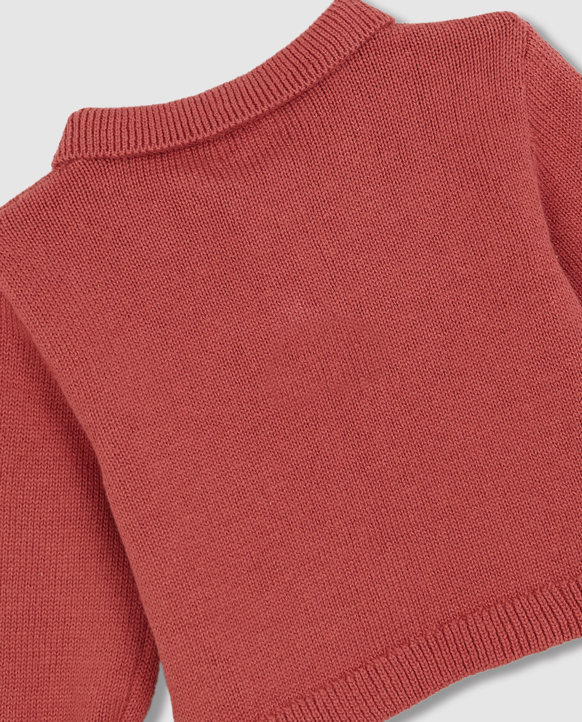 Camisola para Bebé Estilo Polo Gocco Rosa-4