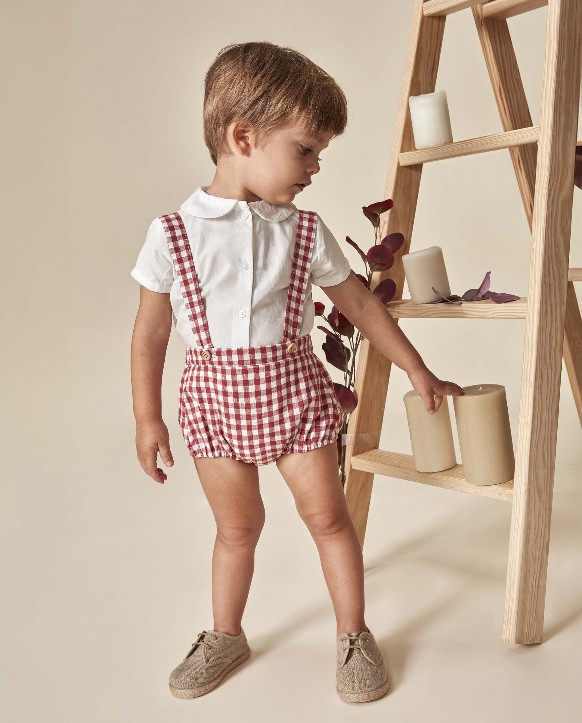 Imagem 0 de Bombacho para Bebé de Linho com Alças