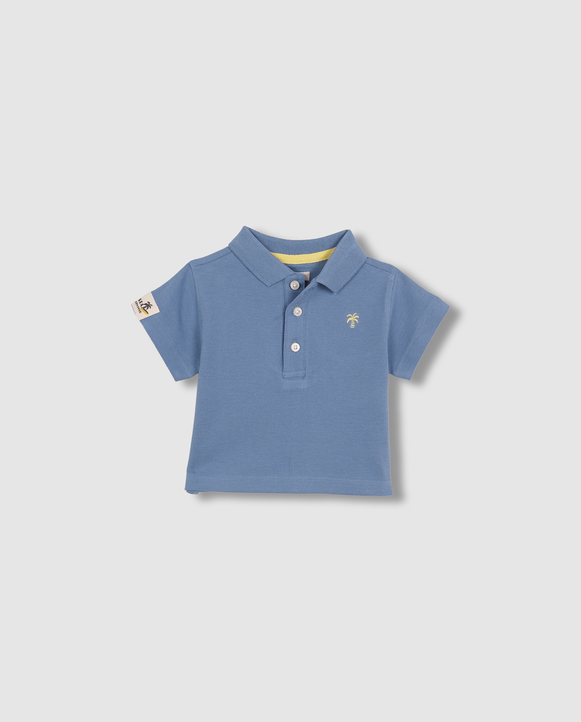 Polo para Bebé Surf Gocco Azul-1