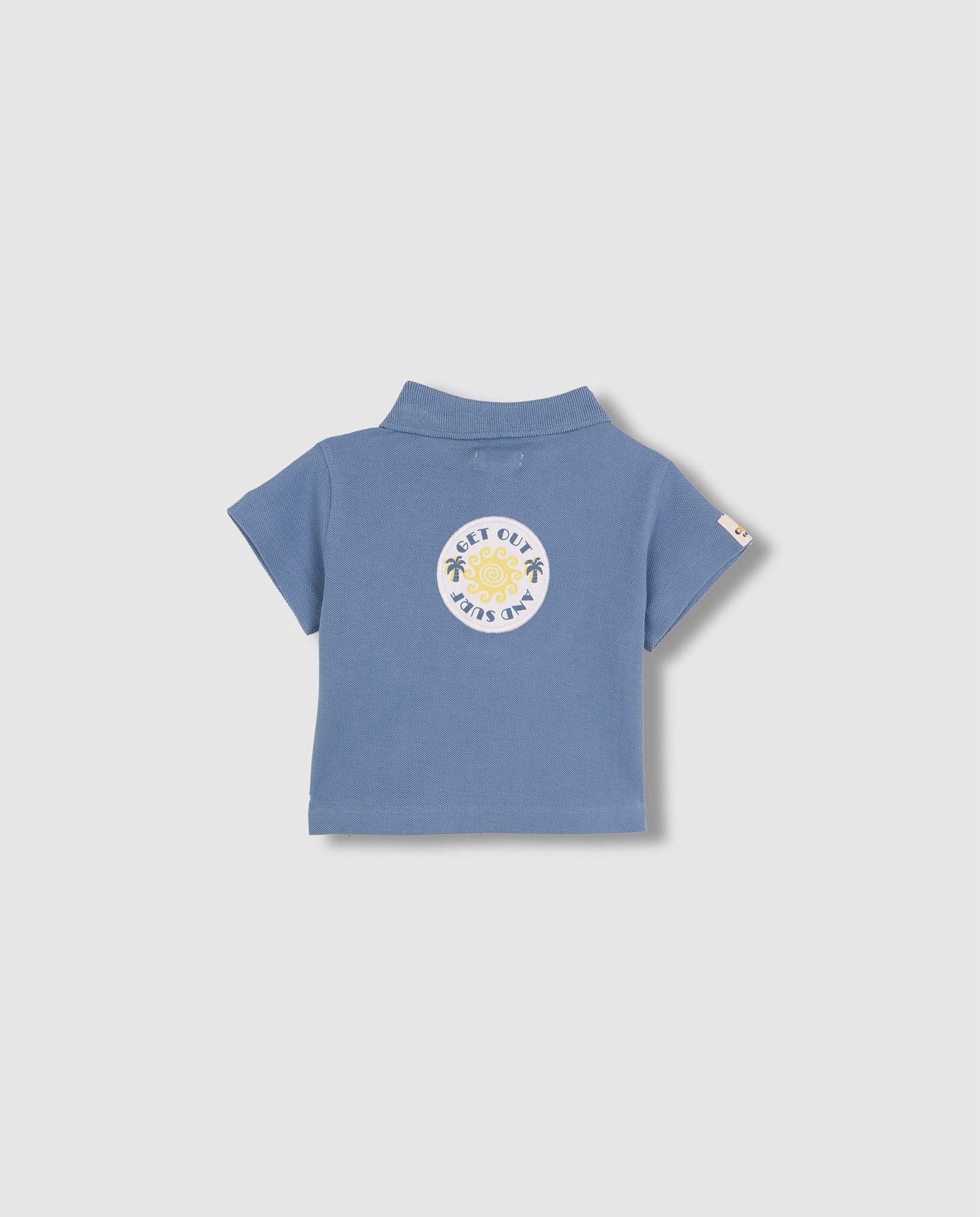 Polo para Bebé Surf Gocco Azul-2