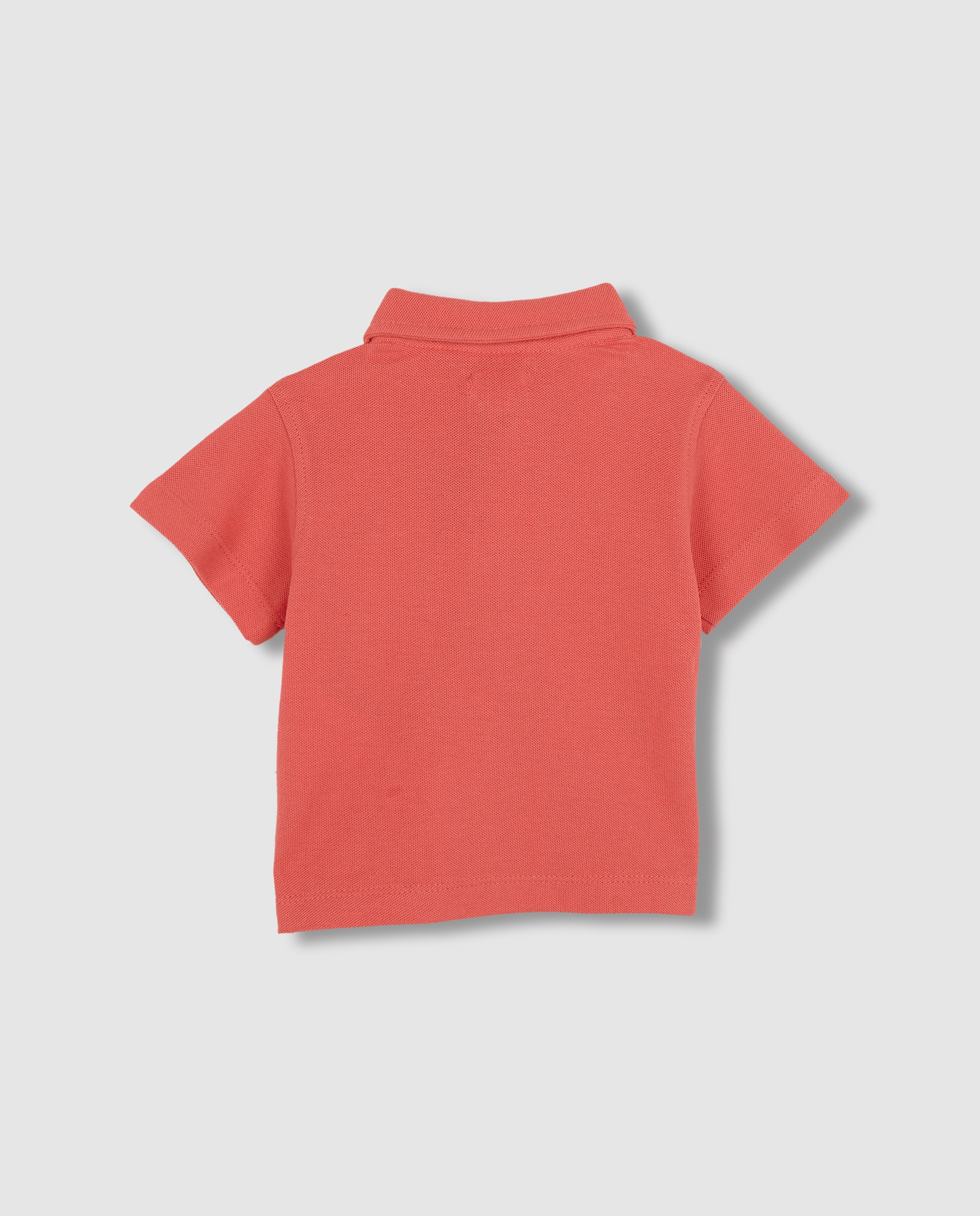 Polo Básico para Bebé de Piqué Gocco Rosa-2