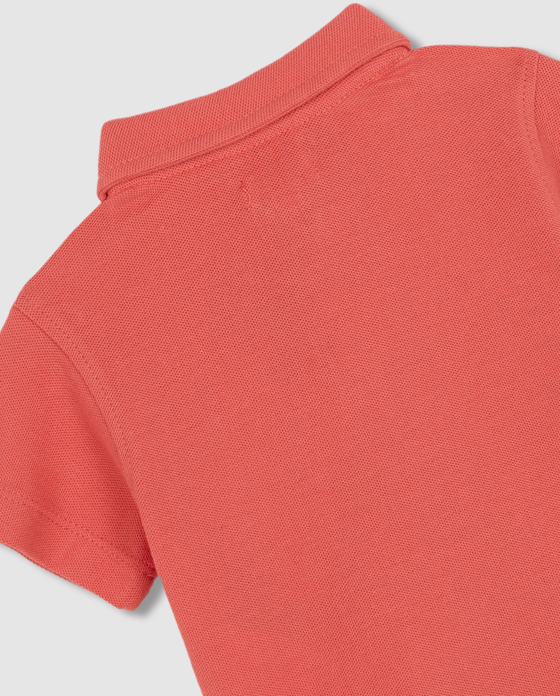 Polo Básico para Bebé de Piqué Gocco Rosa-4