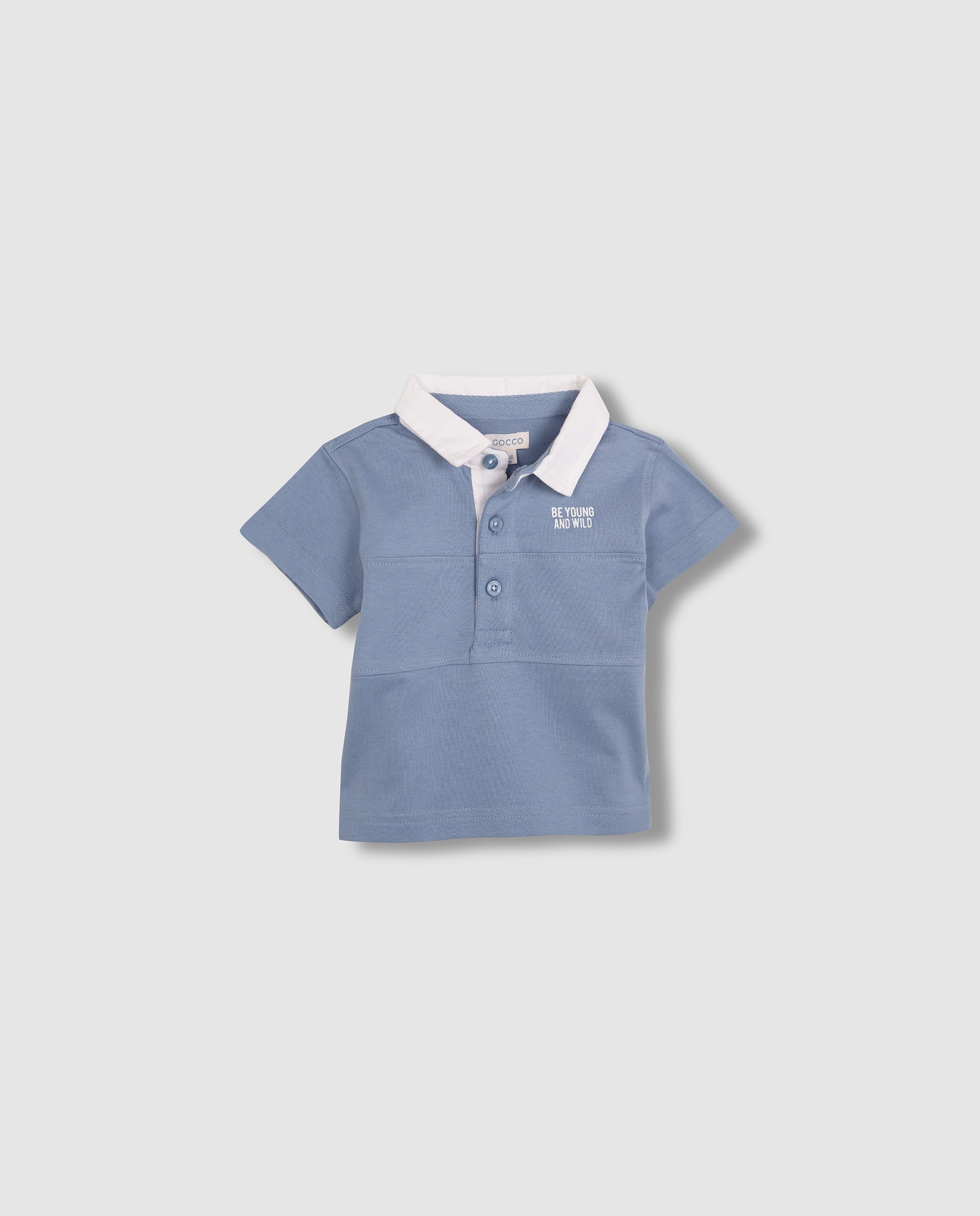 Polo para Bebé Thunder Gocco Azul-claro-1