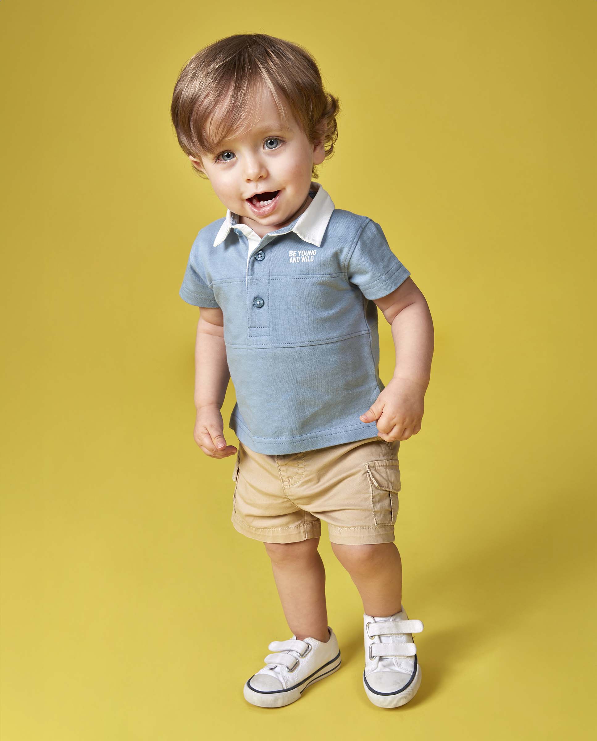 Polo para Bebé Thunder Gocco Azul-claro-6
