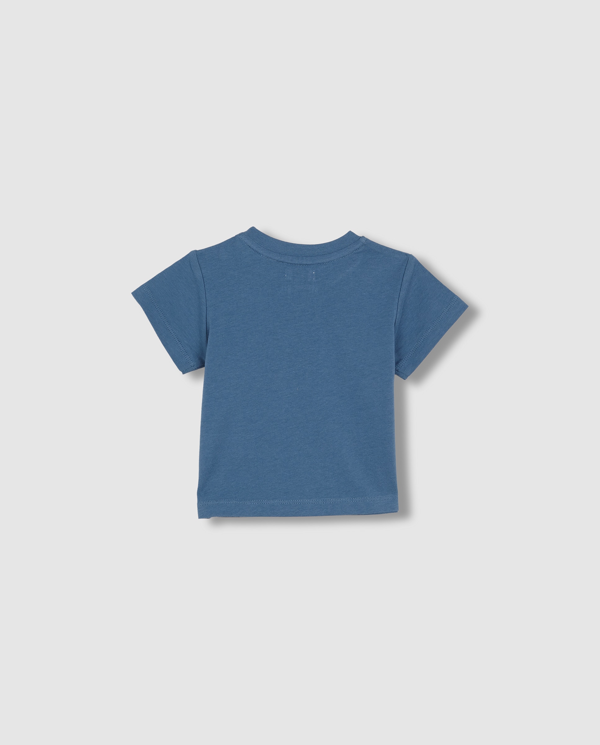 T-shirt para Bebé com Print Azul-2
