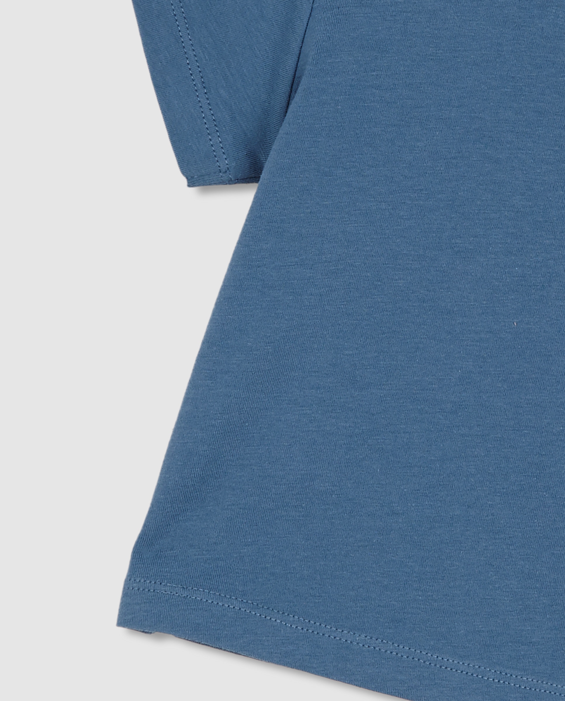 T-shirt para Bebé com Print Azul-4