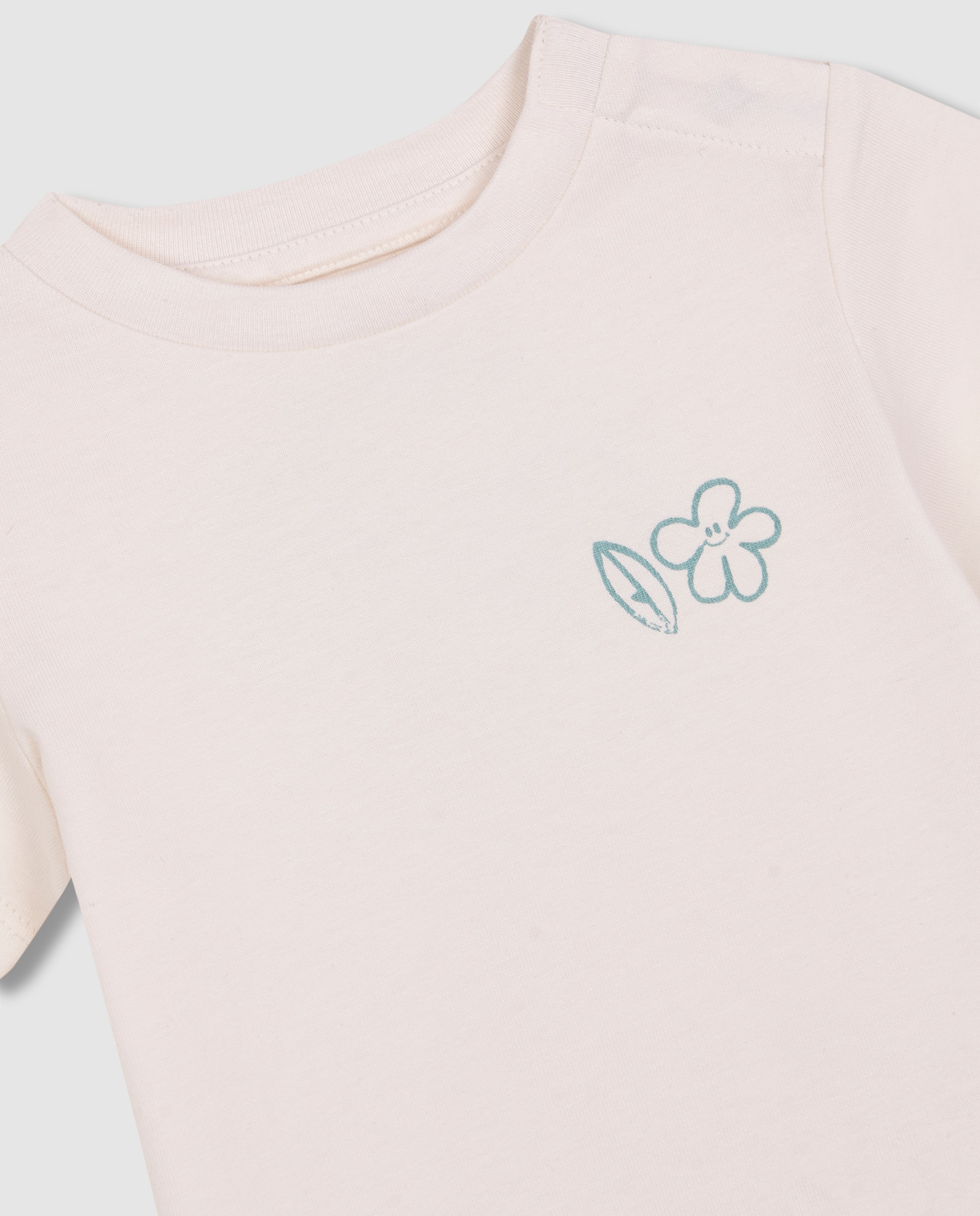 T-shirt para Bebé Estampada Gocco Branco-marfim-3