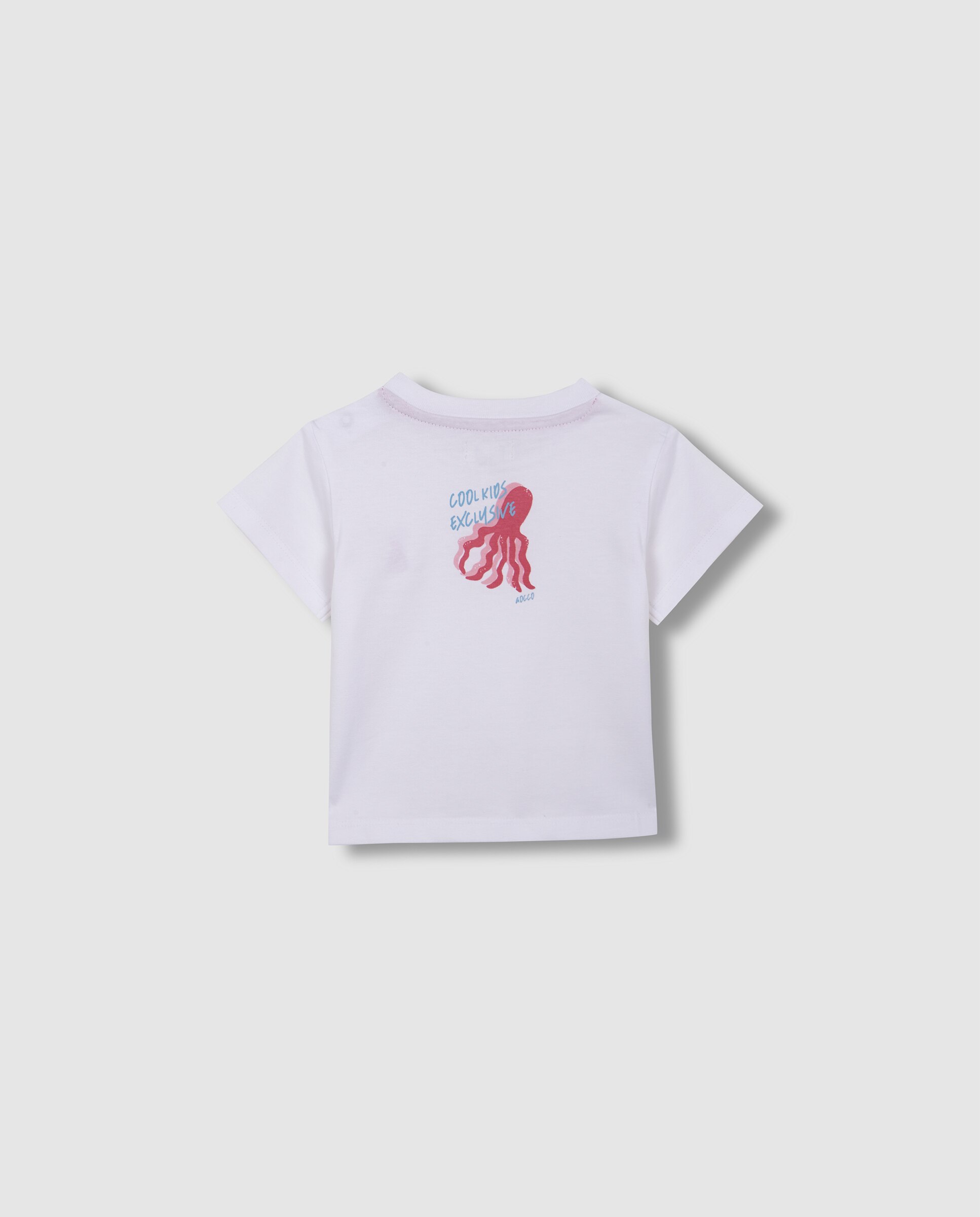 T-shirt para Bebé Polvo Gocco Branco-2