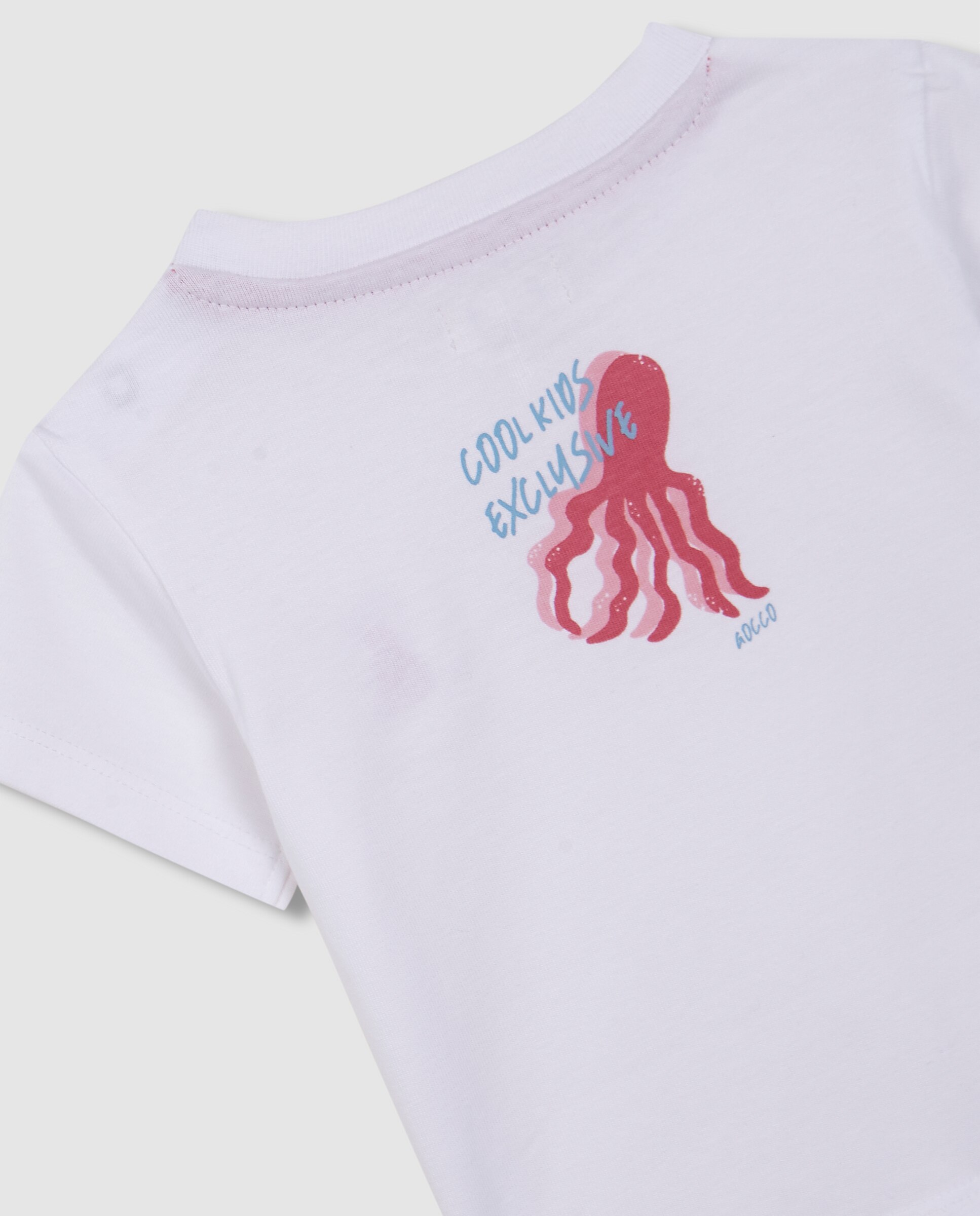 T-shirt para Bebé Polvo Gocco Branco-4