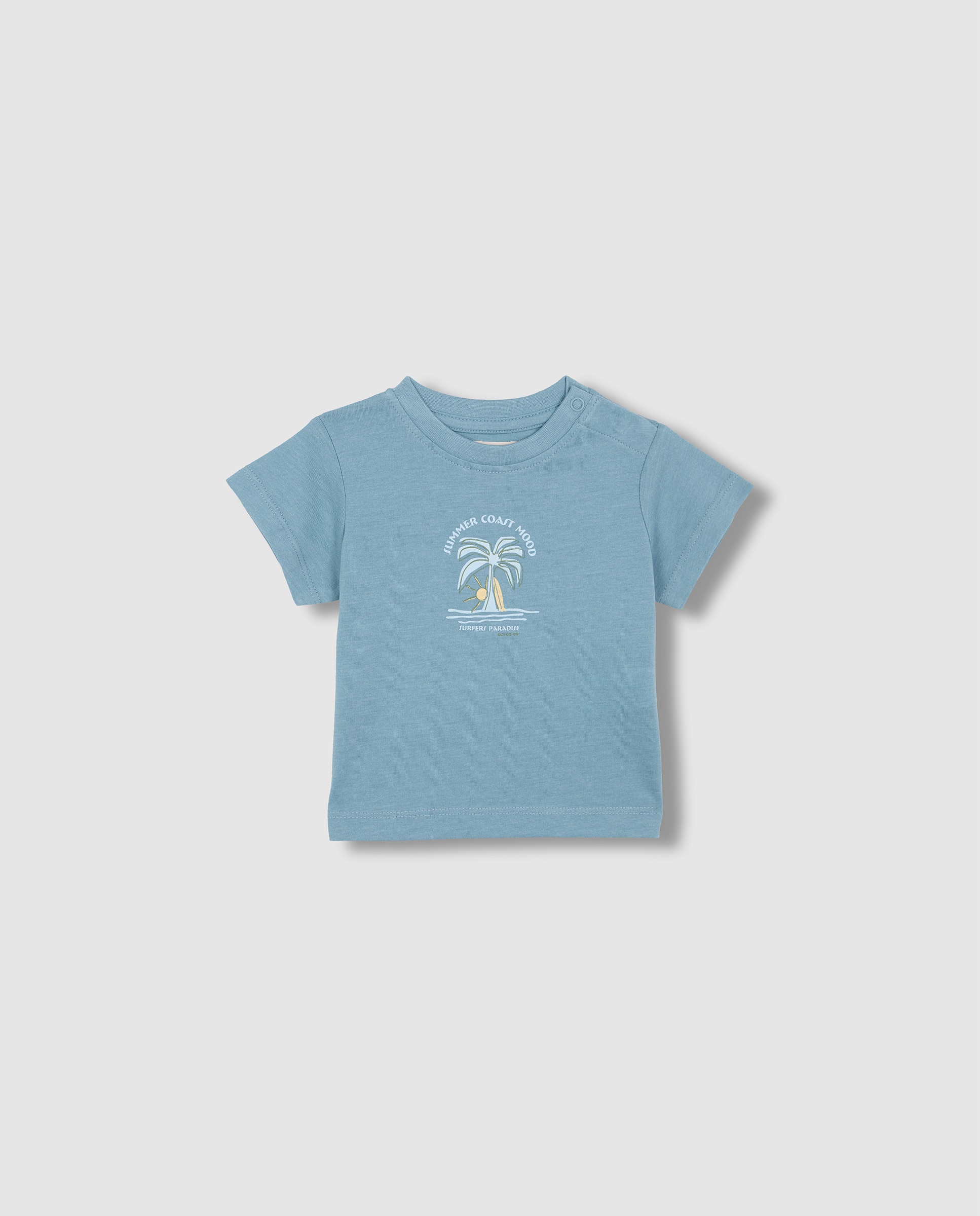 T-shirt de Bebé Summer Gocco Azul-celeste-1
