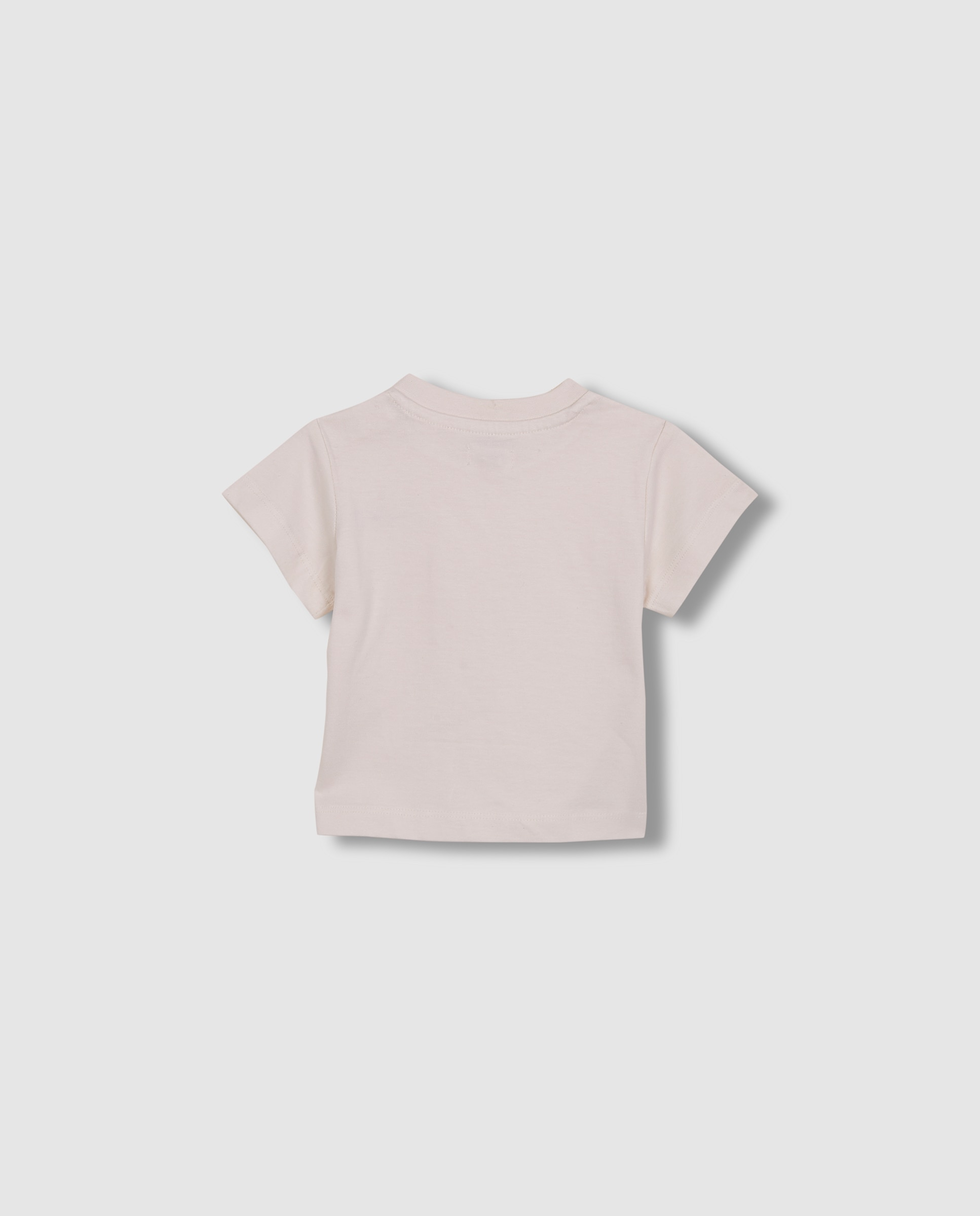T-shirt para Bebé com Print Branco-marfim-2