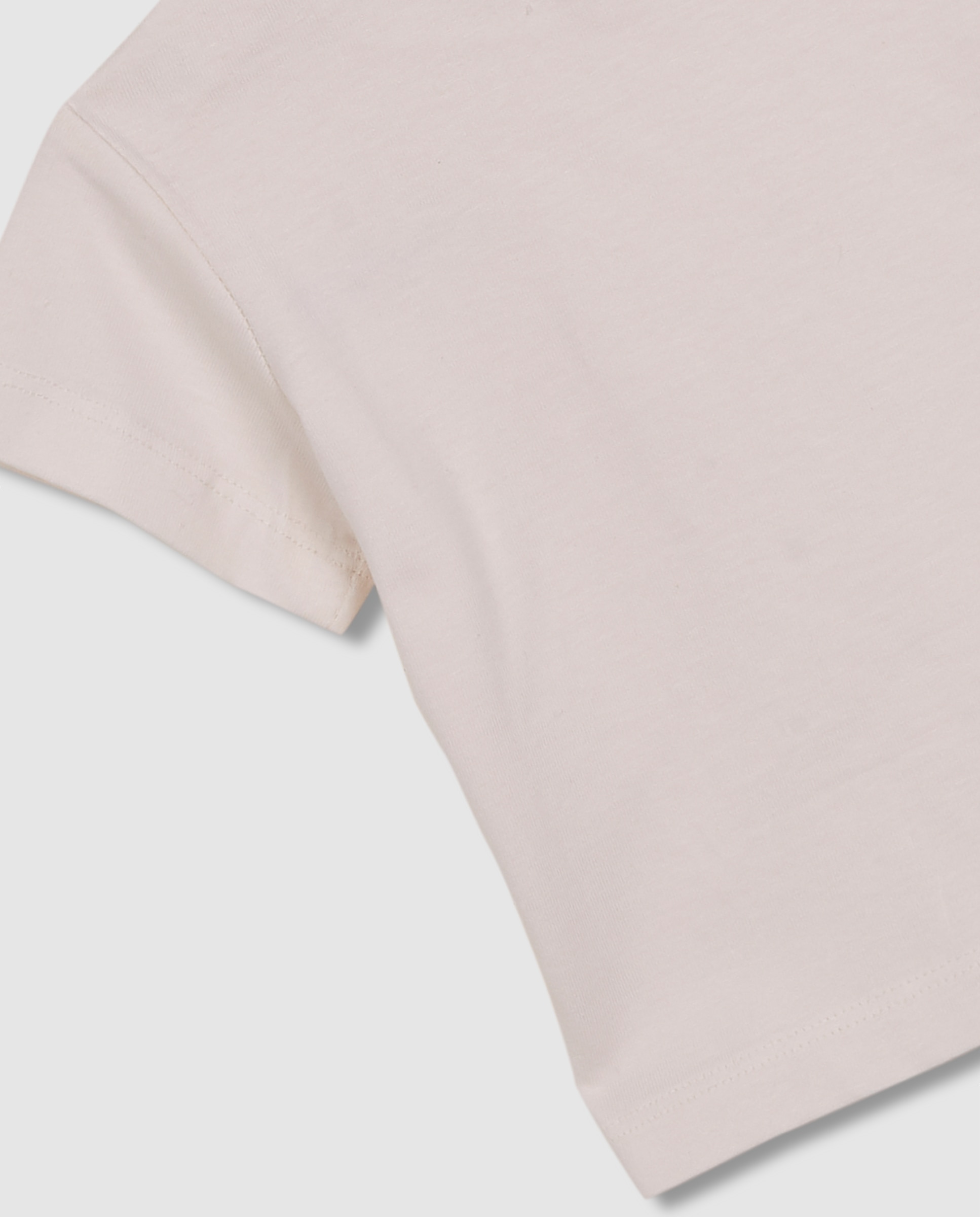 T-shirt para Bebé com Print Branco-marfim-4