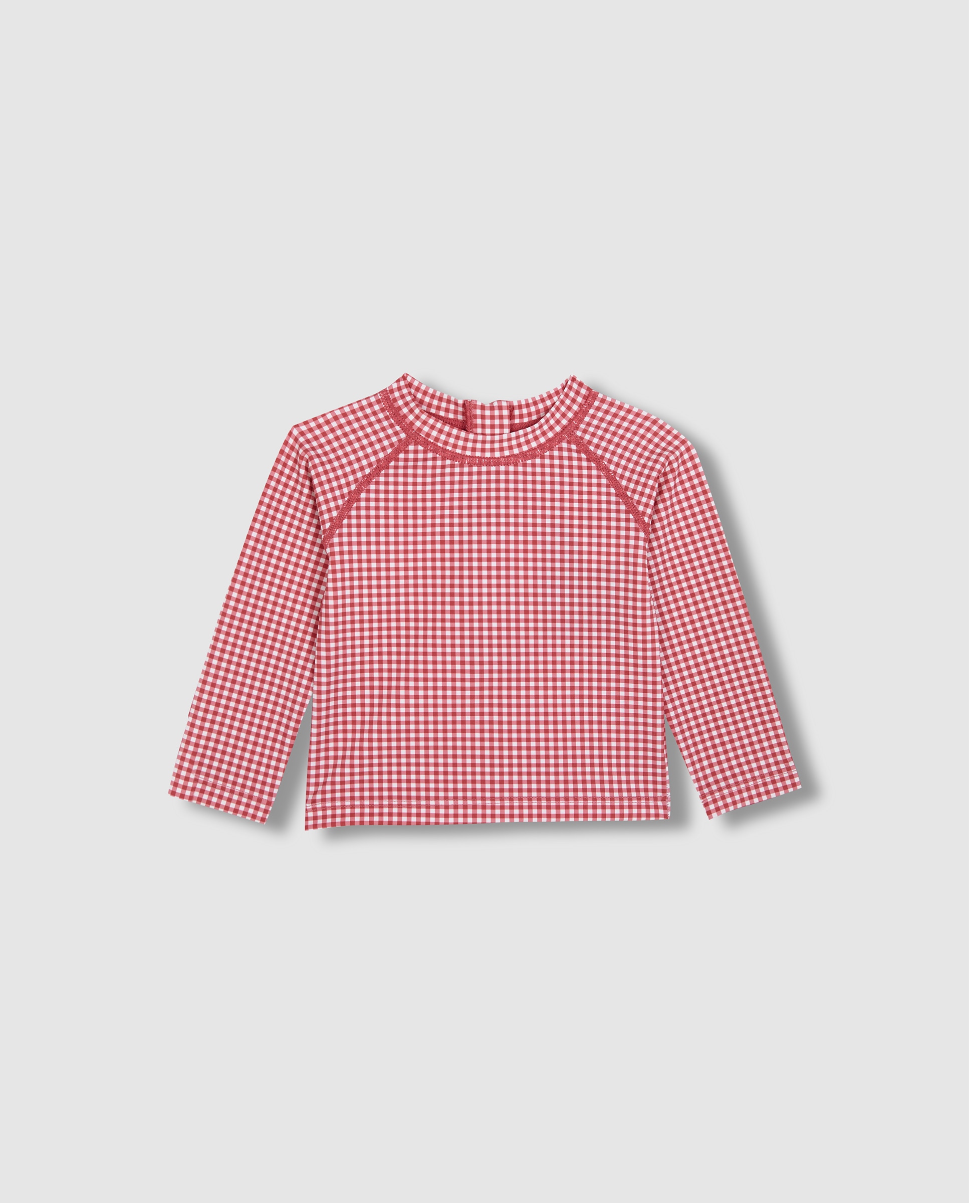 Imagem 0 de T-shirt para Bebé Proteção Solar de Manga Comprida Vichy