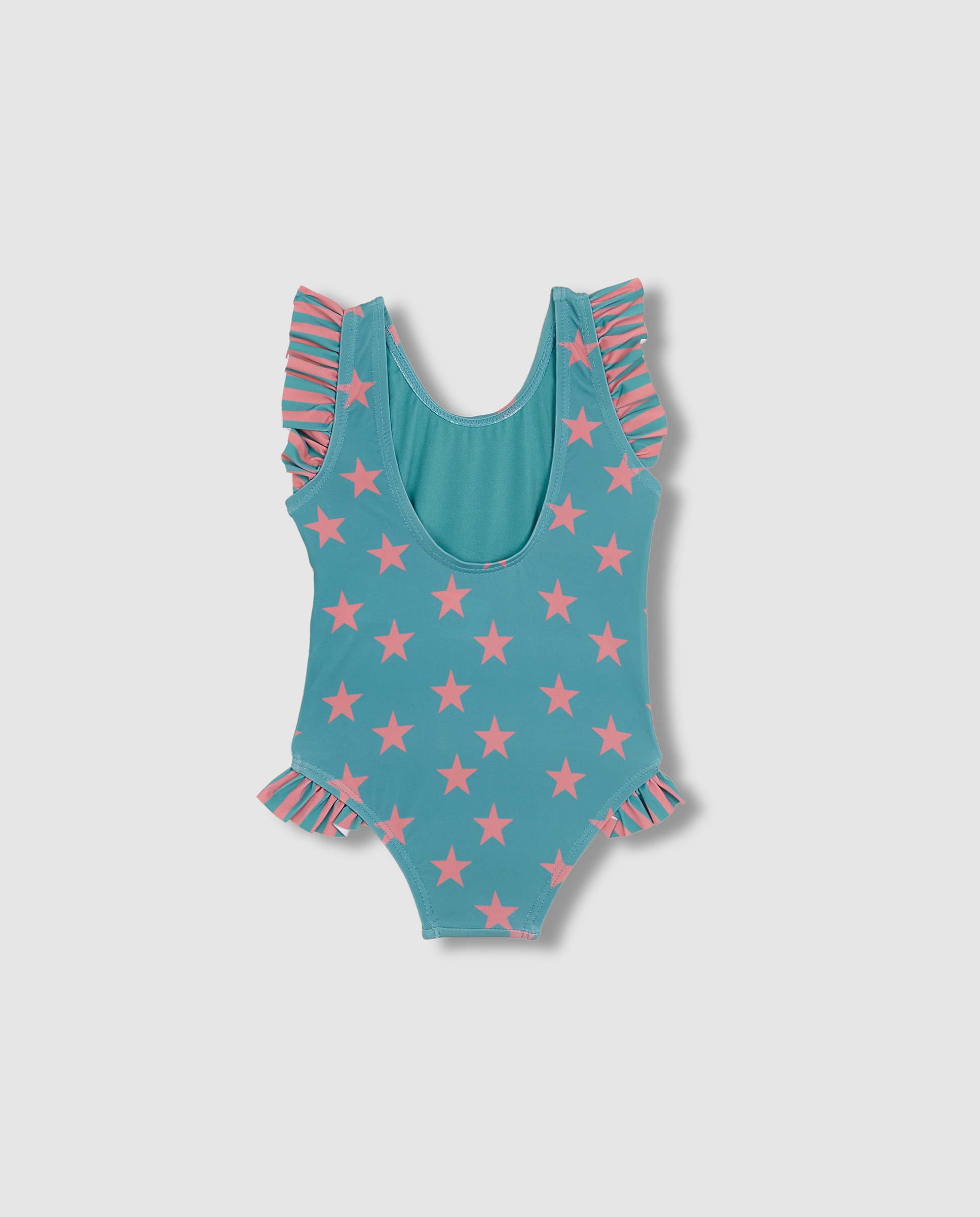 Fato de Banho para Bebé de Estrelas Gocco Azul / Verde-2