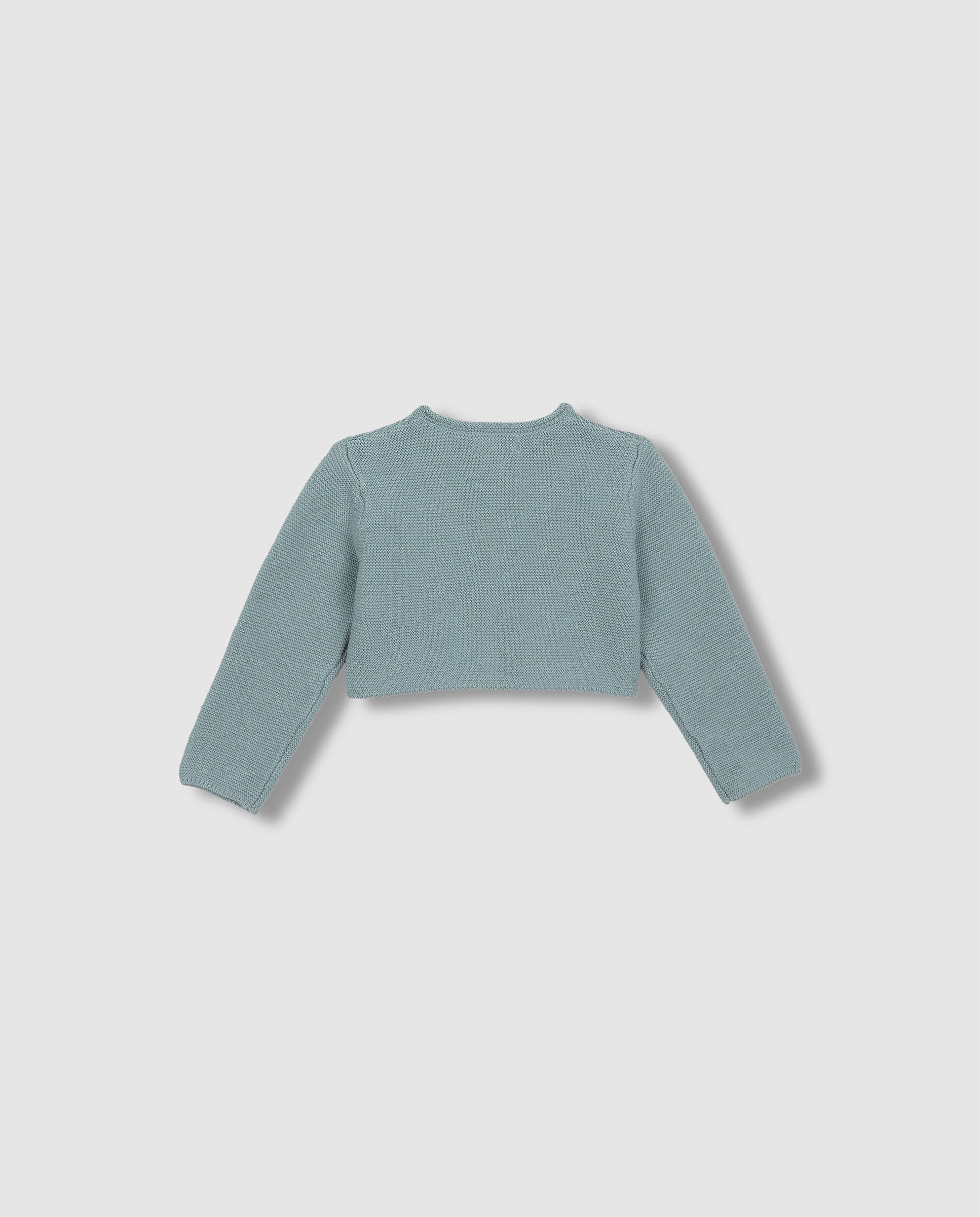 Casaco Curto para Bebé de Malha Bobo Gocco Azul / Verde-4