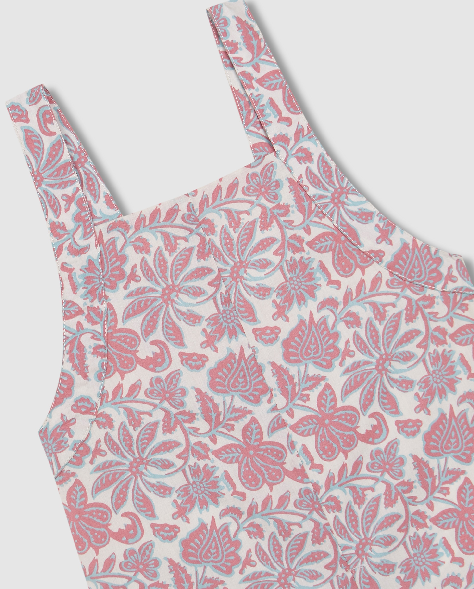 Jardineira para Bebé Curta de Popelina Gocco Multicolor-3