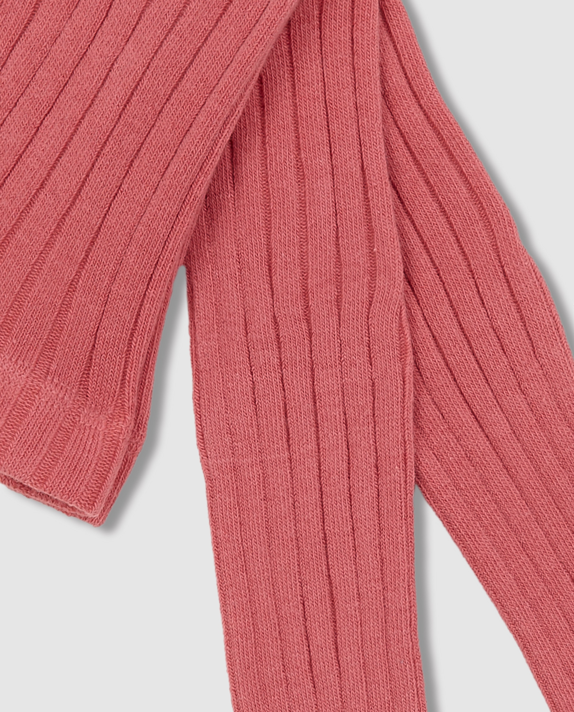 Collants para Bebé Básicos de Canelado Coral-2