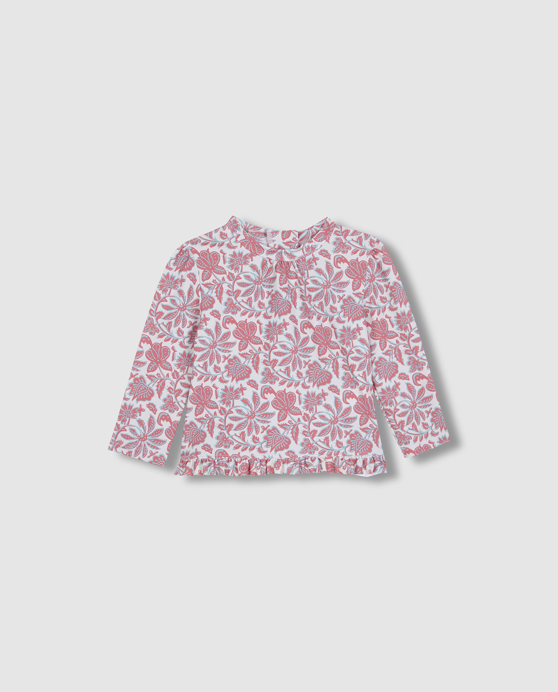Imagem 0 de T-shirt para Bebé de Banho com Proteção Solar com Estampado de Flores