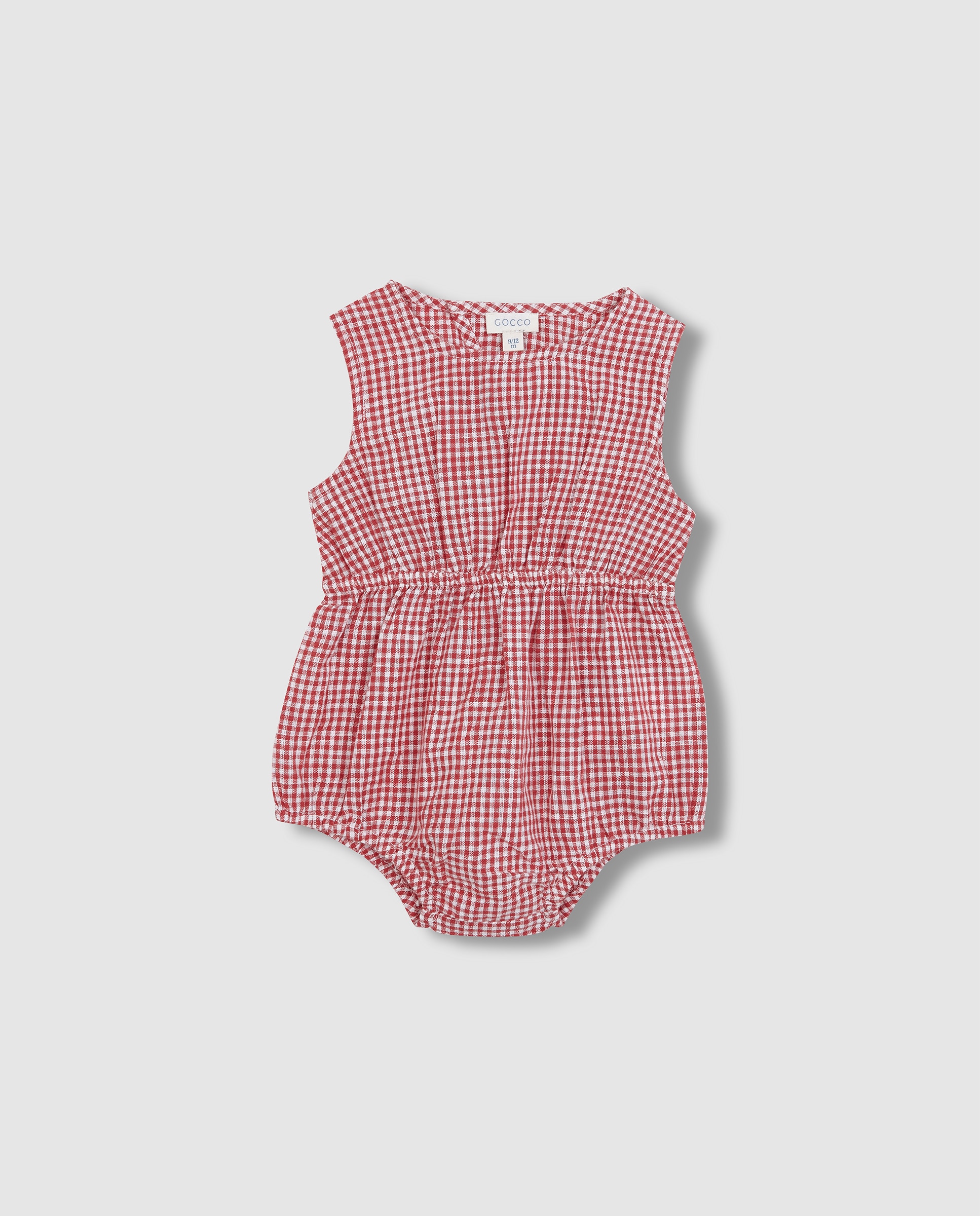 Imagem 0 de Jardineira para Bebé Aos Quadrados