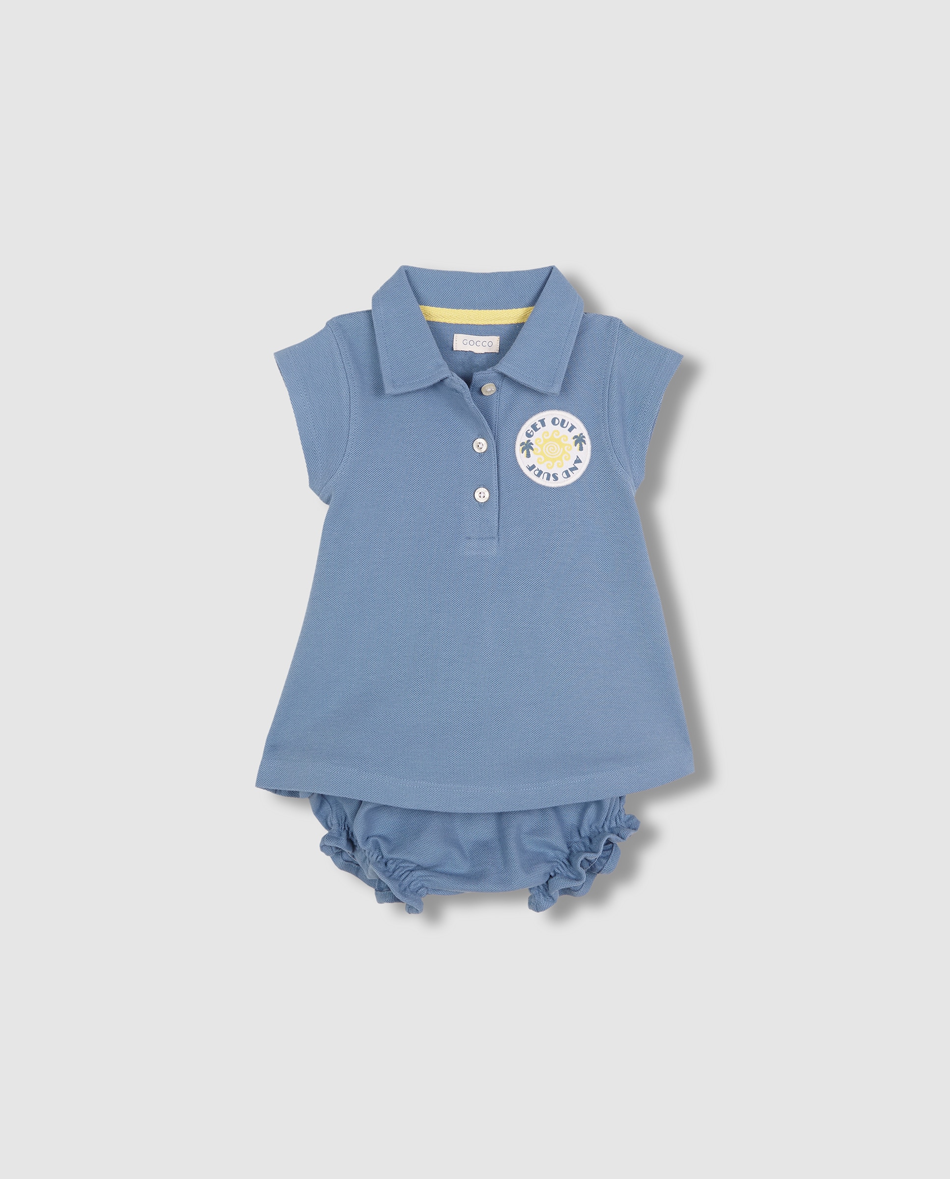 Vestido para Bebé Polo Sailor Gocco Azul-claro-1