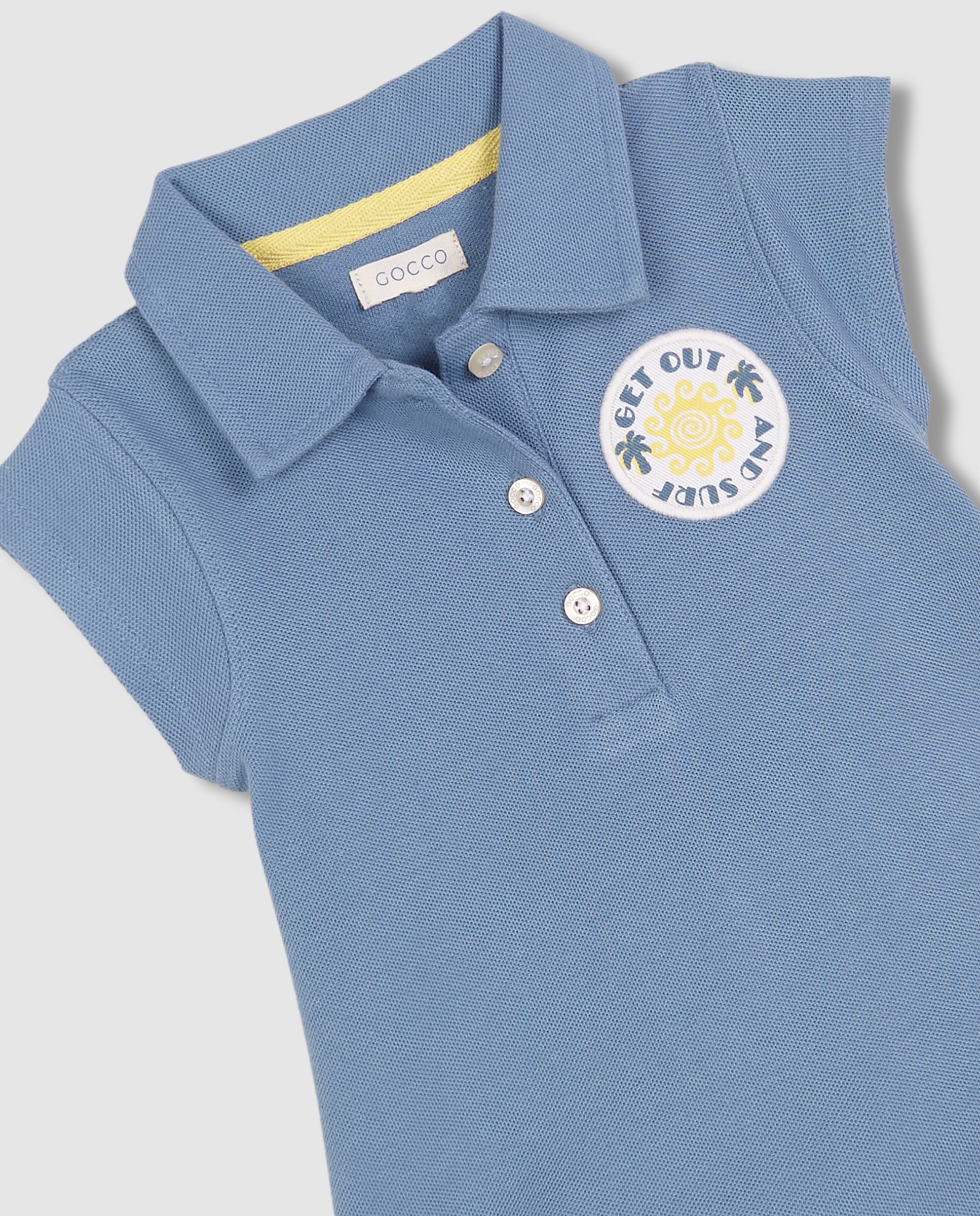 Vestido para Bebé Polo Sailor Gocco Azul-claro-3