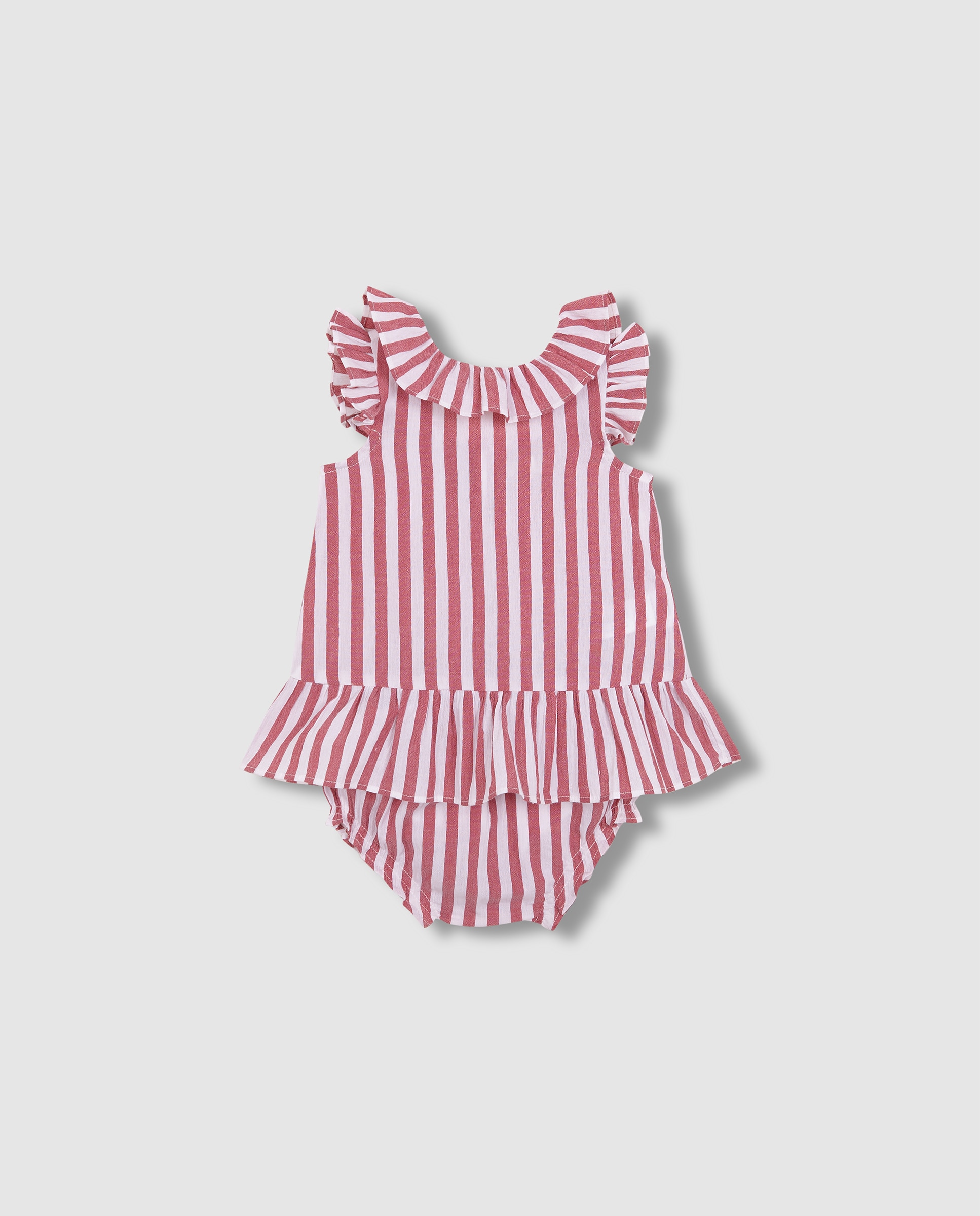 Imagem 0 de Vestido para Bebé de Bambula Às Riscas