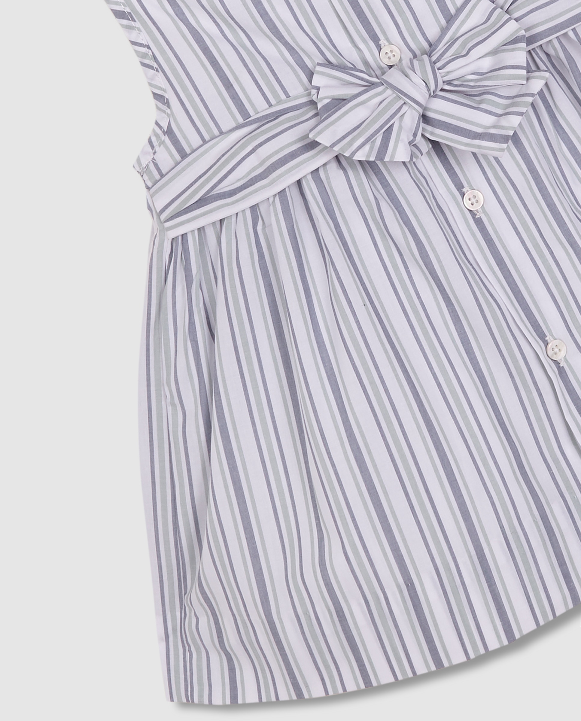 Vestido para Bebé com Smock Gocco Branco-marfim-6