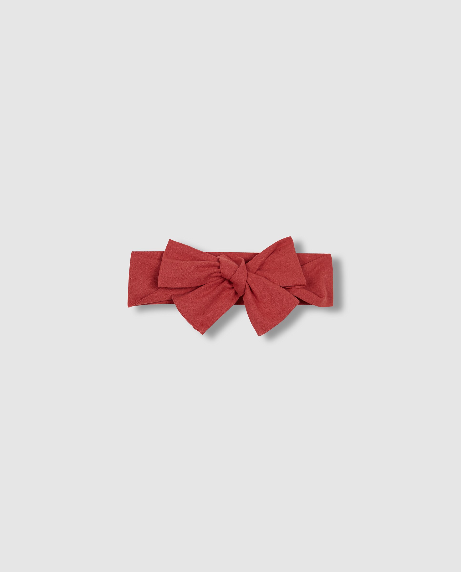 Faixa de Linho para Vestidos de Bebé Gocco Coral-3