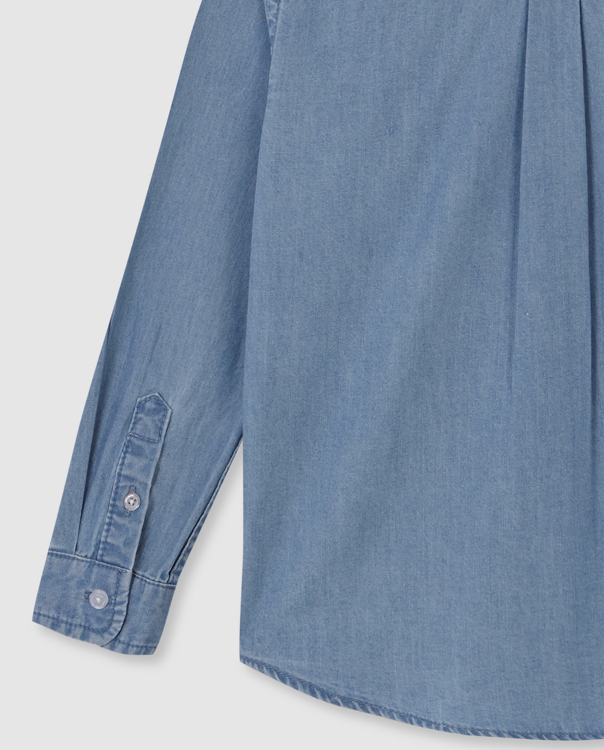Camisa Infantil Jeans Denim-4