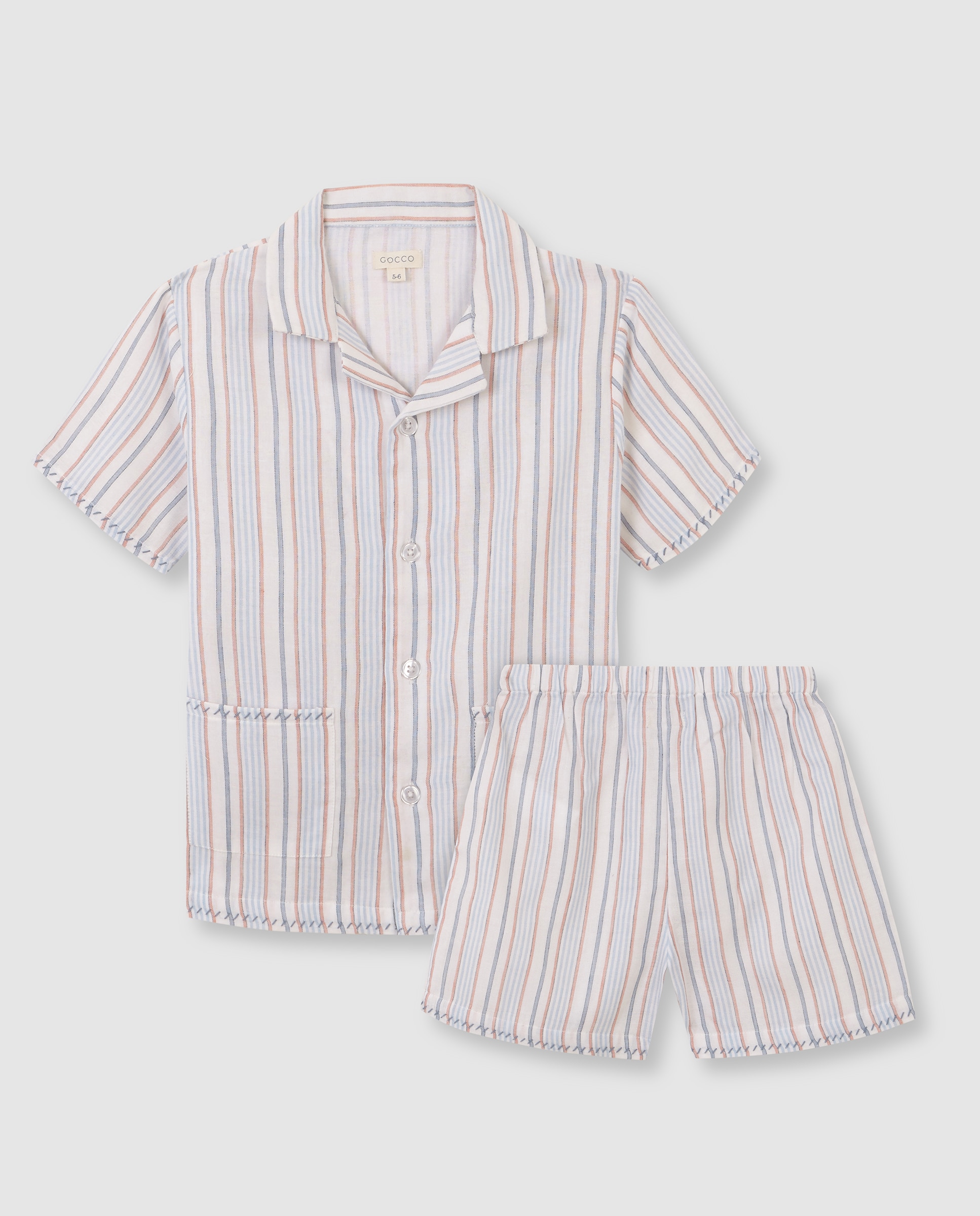 Imagem 0 de Pijama Infantil Às Riscas