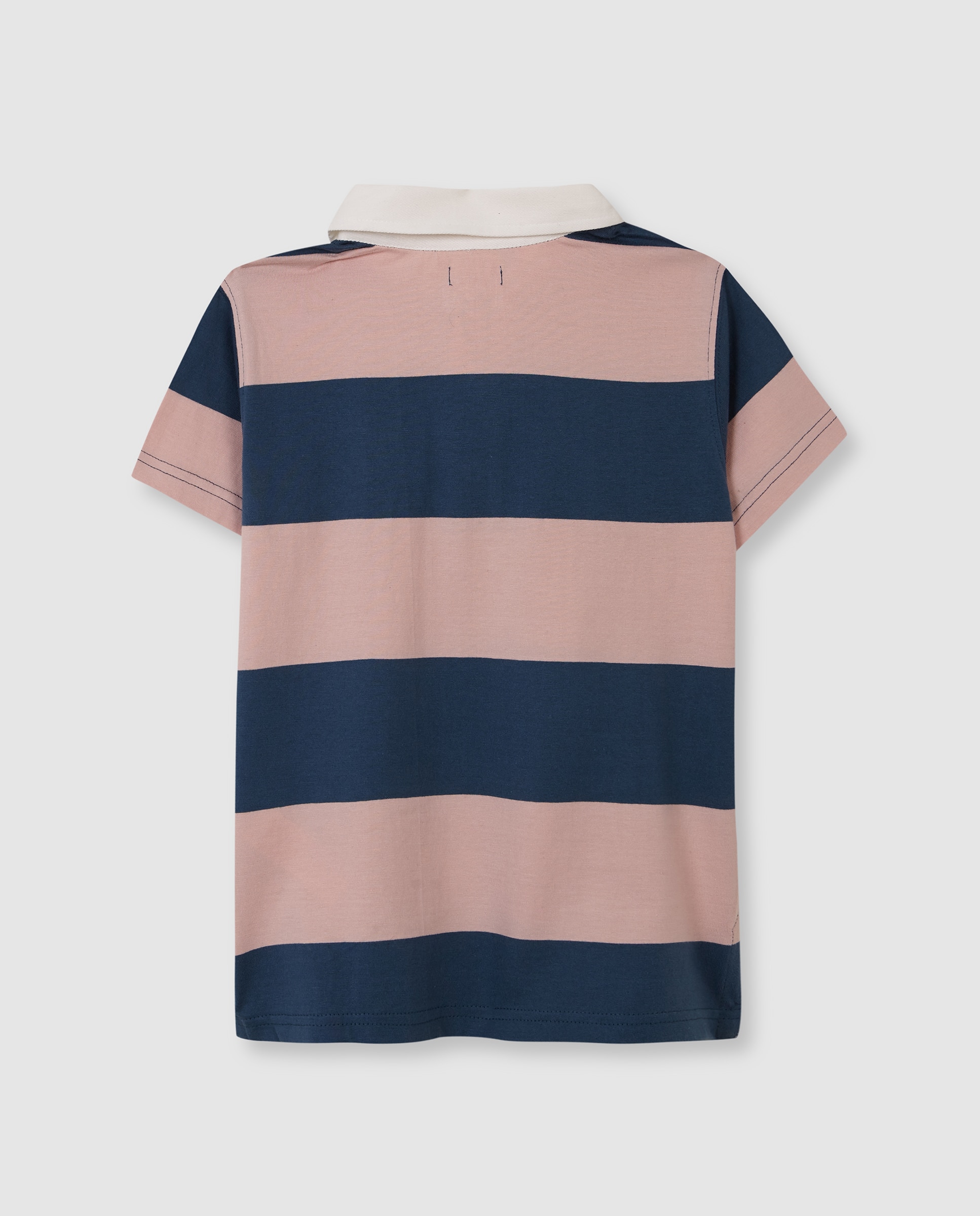 Polo Infantil Às Riscas Gocco Azul-escuro-4