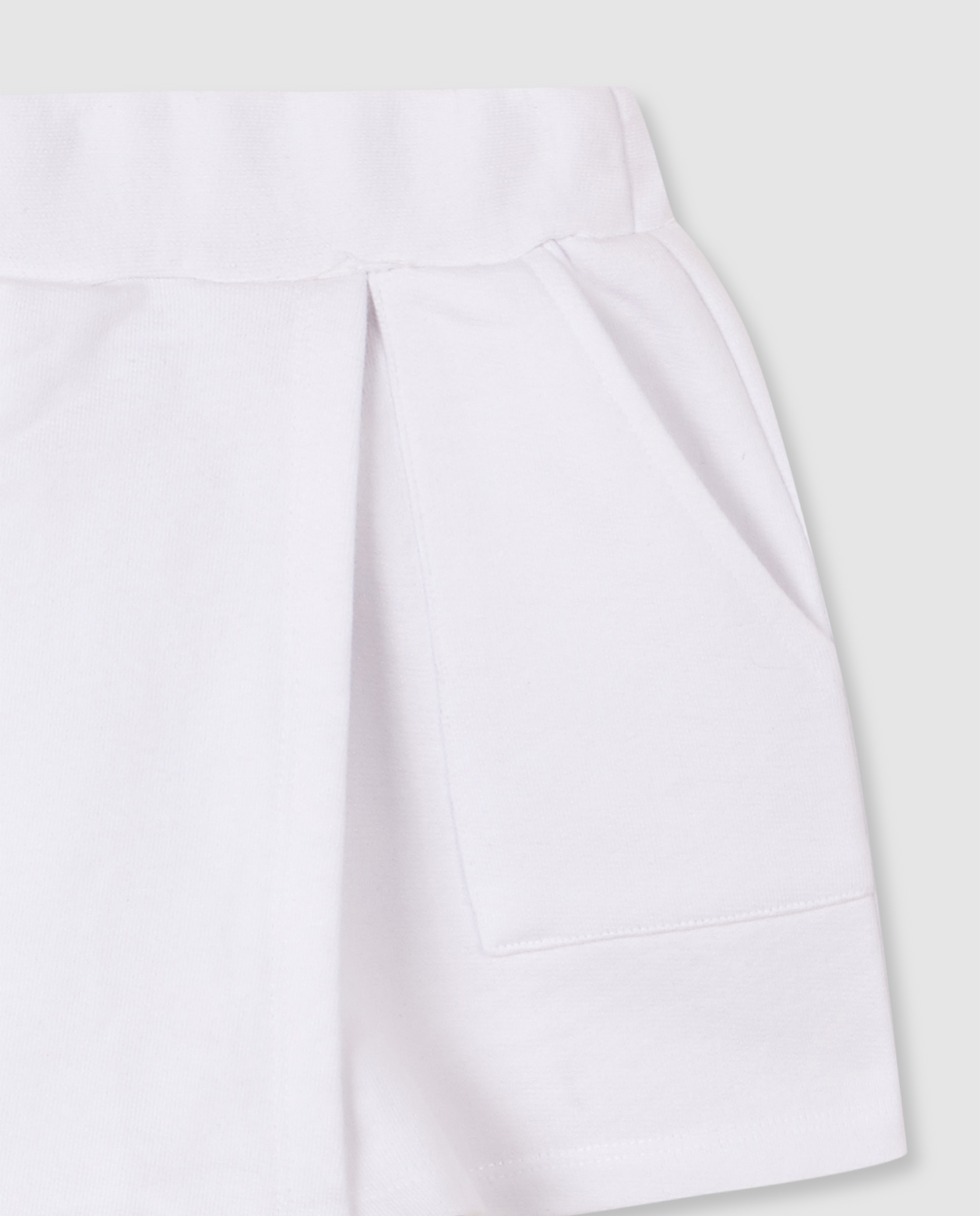 Saia-calças Infantil de Malha Gocco Branco-5