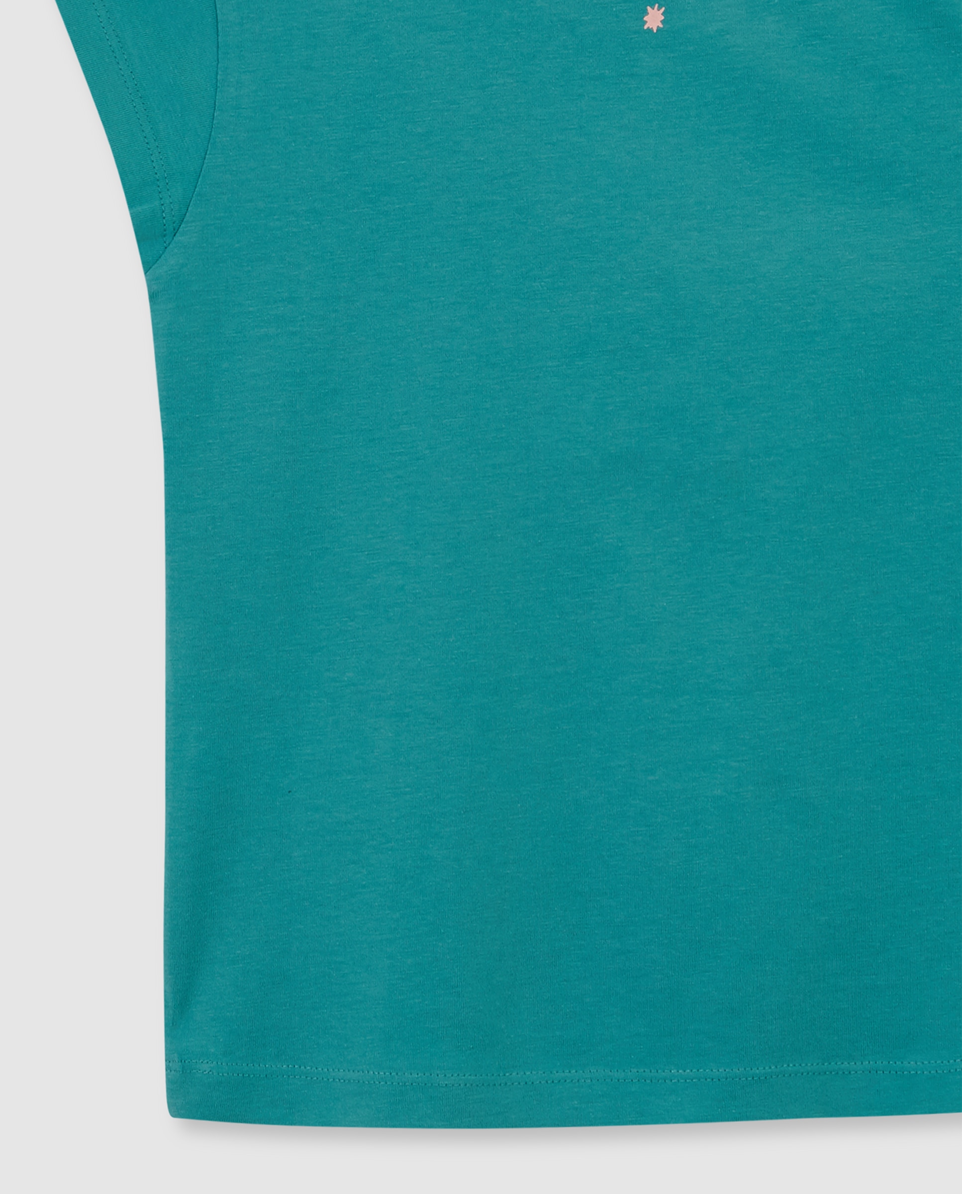 T-shirt Infantil com Estampado Verde-azulado-4
