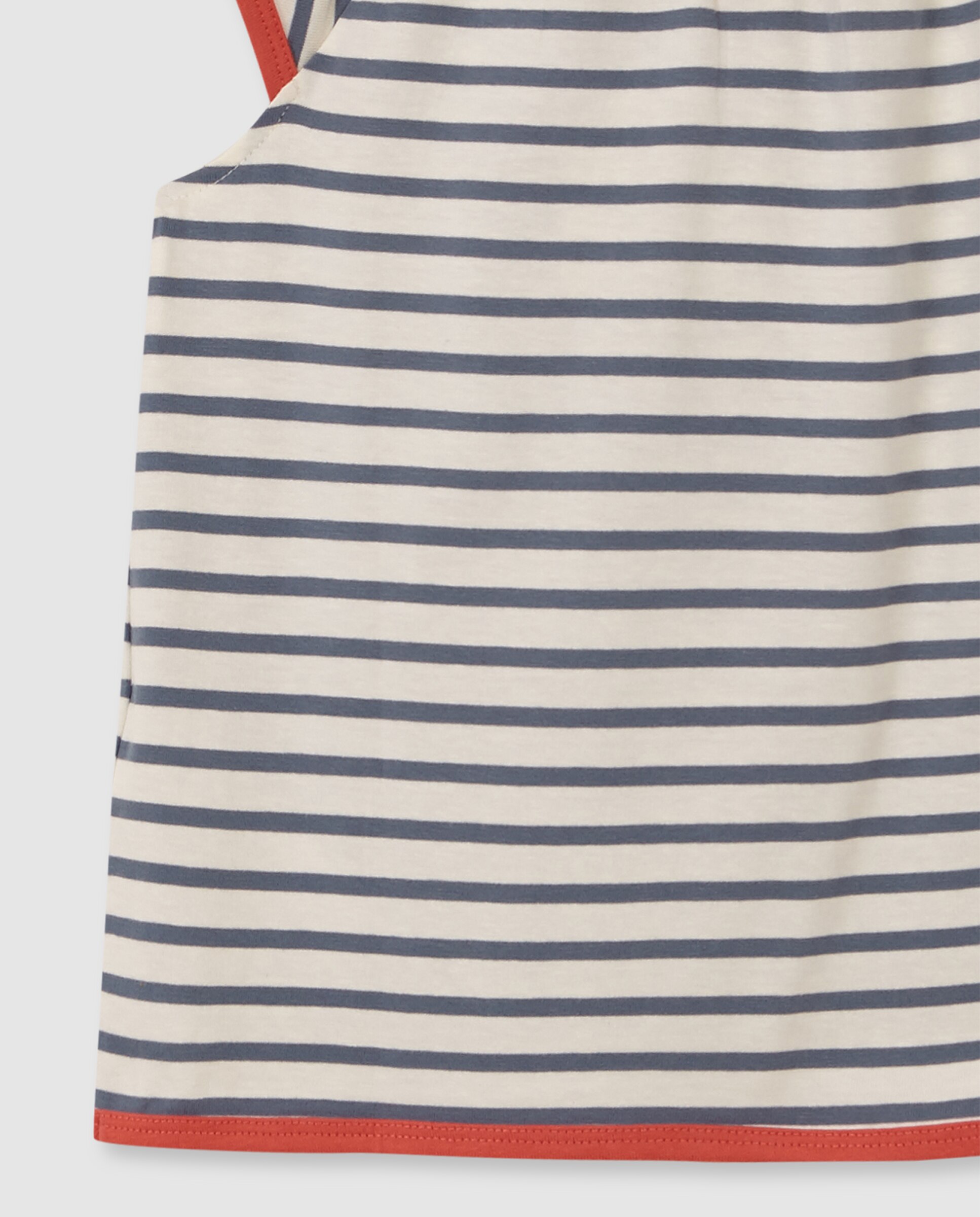 T-shirt Infantil Às Riscas Gocco Branco-marfim-4
