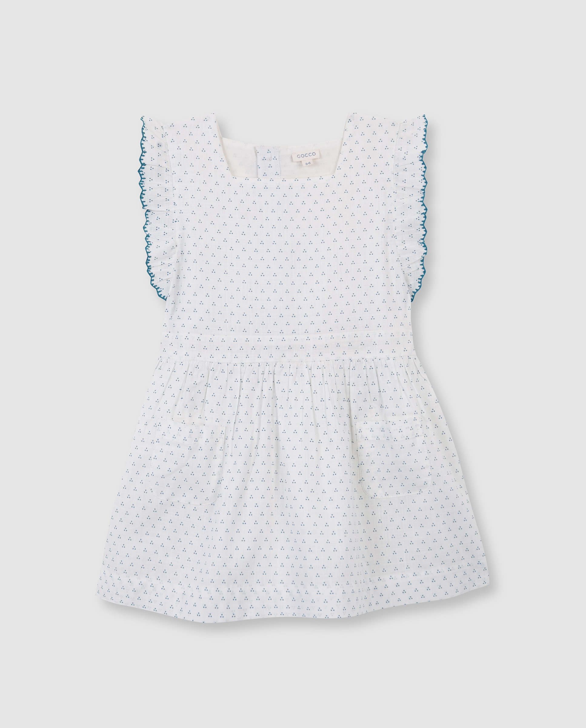 Imagem 0 de Vestido Infantil com Bolinhas Pequenas com Bordado
