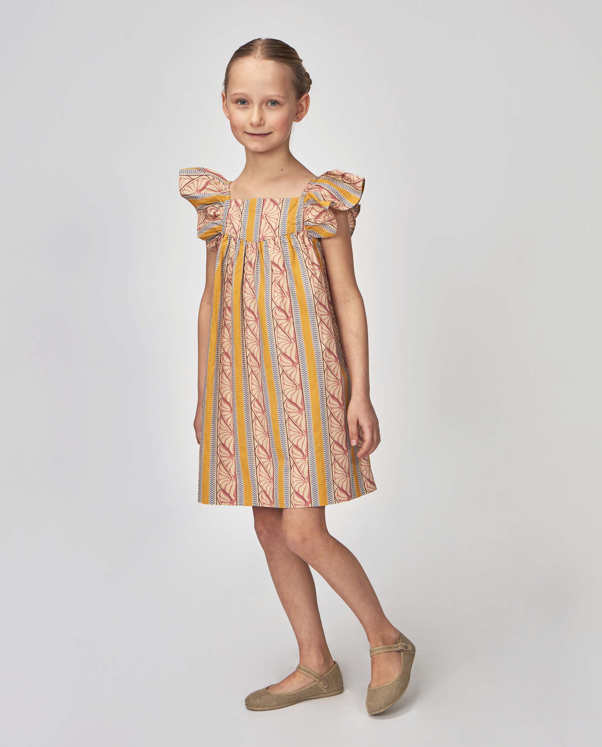 Imagem 0 de Vestido Infantil Estampado Étnico