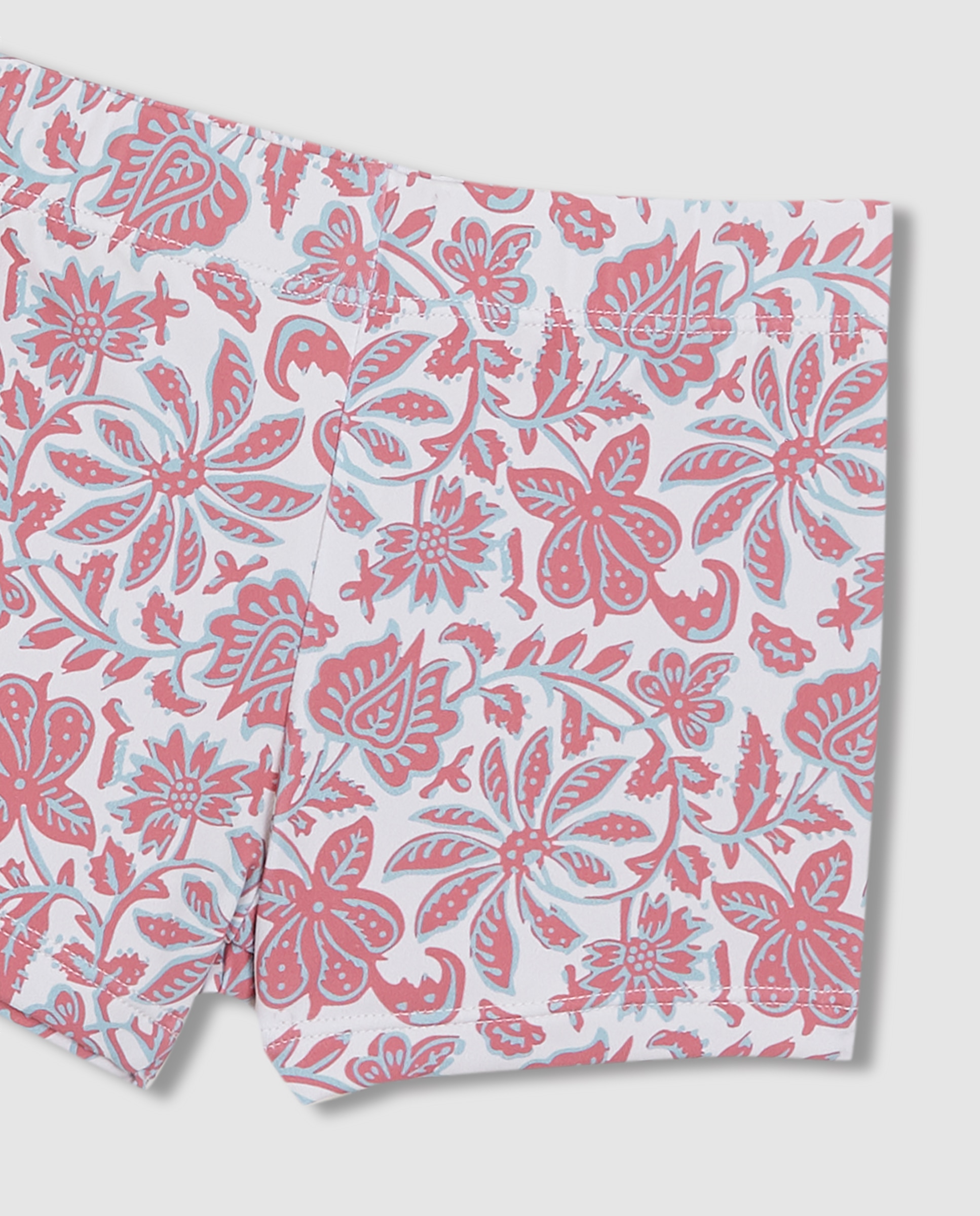 Fato de Banho para Bebé com Estampado Flor Índia Gocco Rosa-3