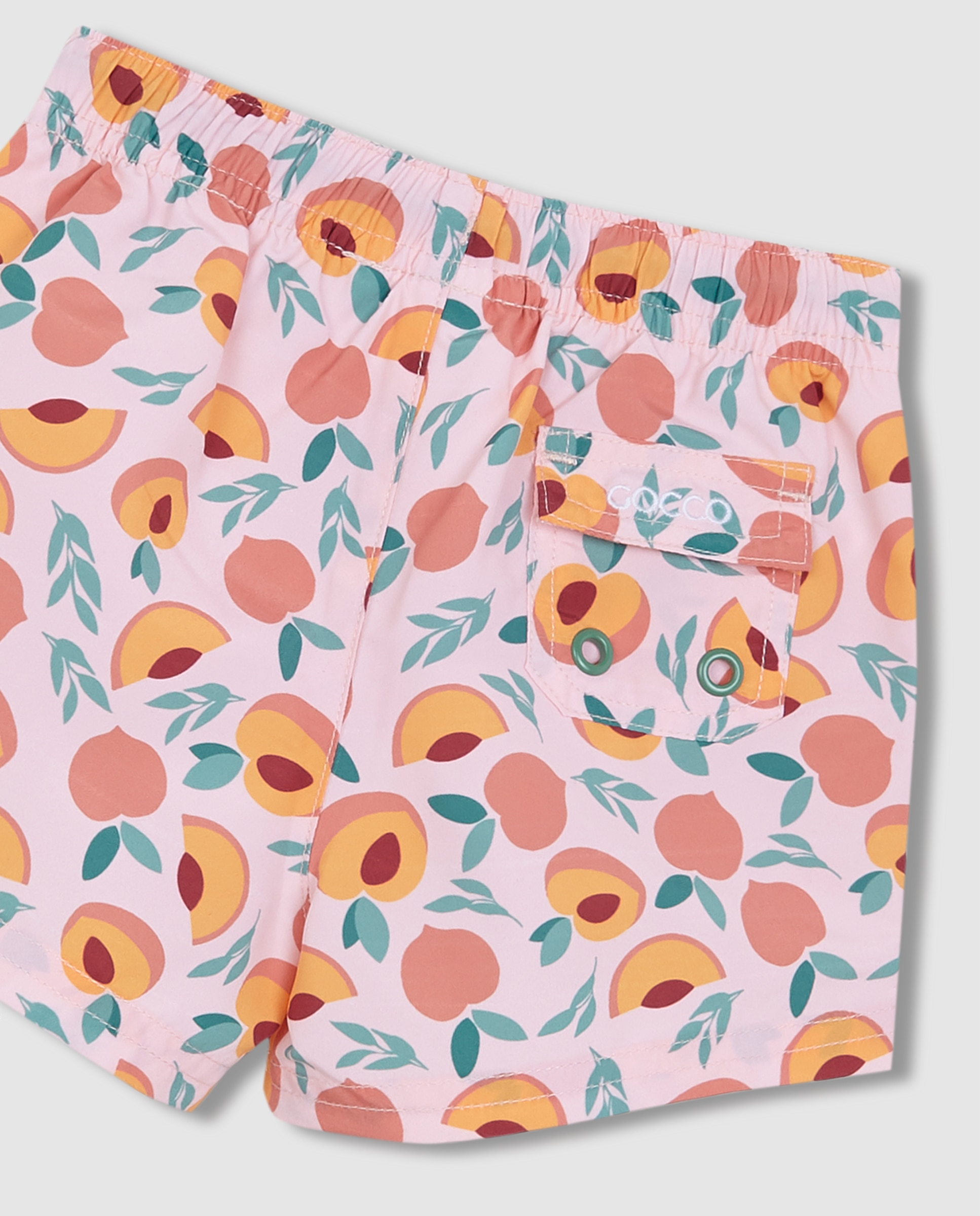 Fato de Banho para Bebé Estampado Rosa-4