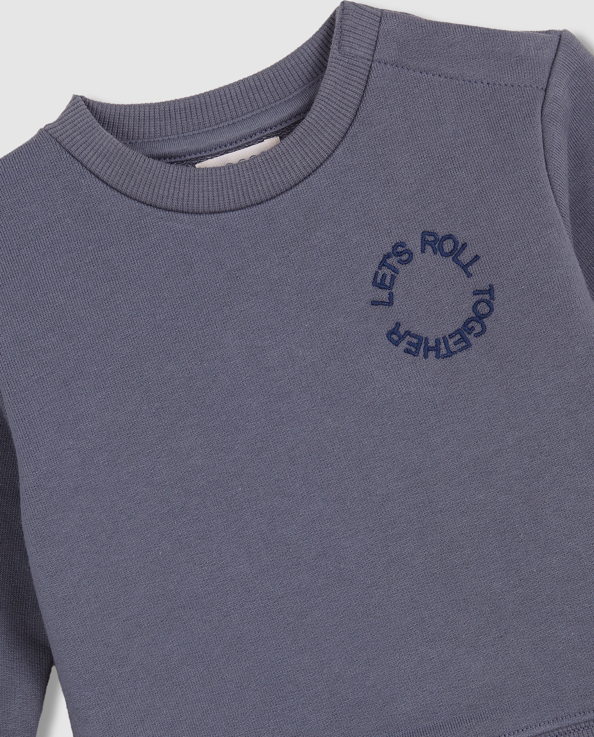 Sweatshirt de Bebé Caravana Gocco Azul-escuro-3