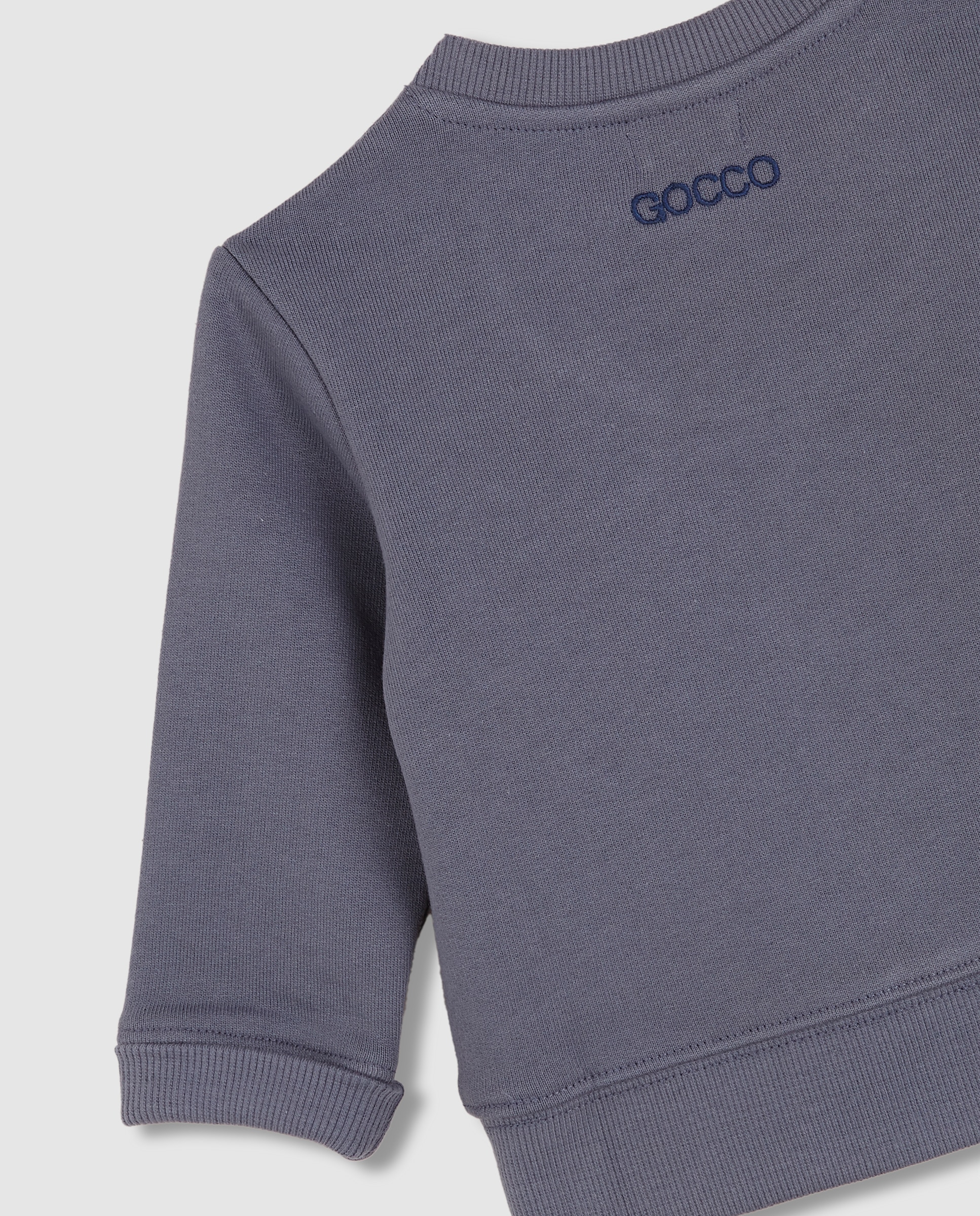 Sweatshirt de Bebé Caravana Gocco Azul-escuro-4
