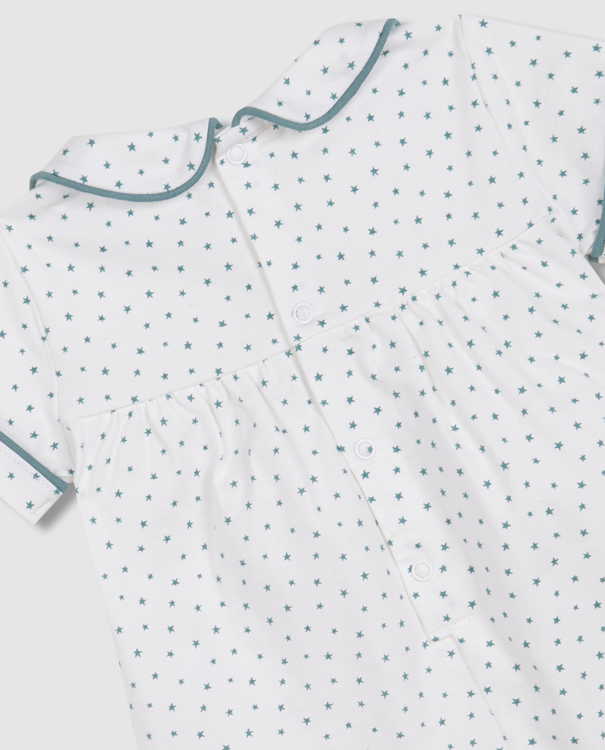 Pijama para Bebé Estampado Gocco Branco-marfim-4