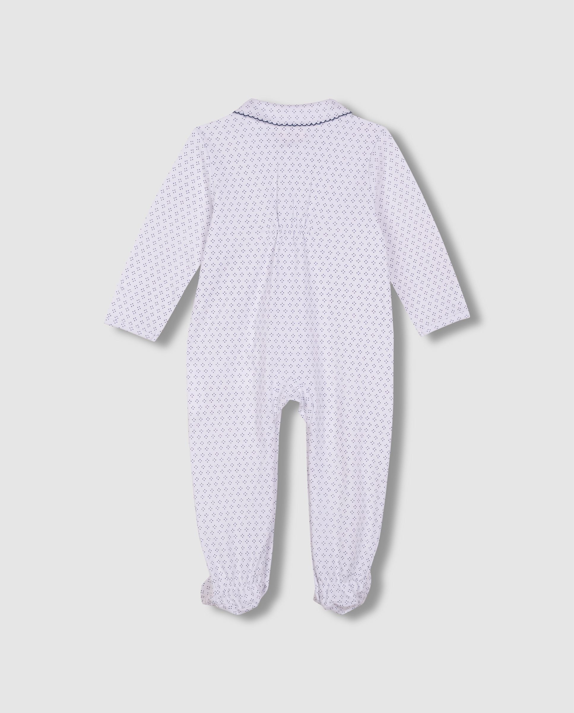 Pijama para Bebé de Manga Comprida Gocco Branco-2