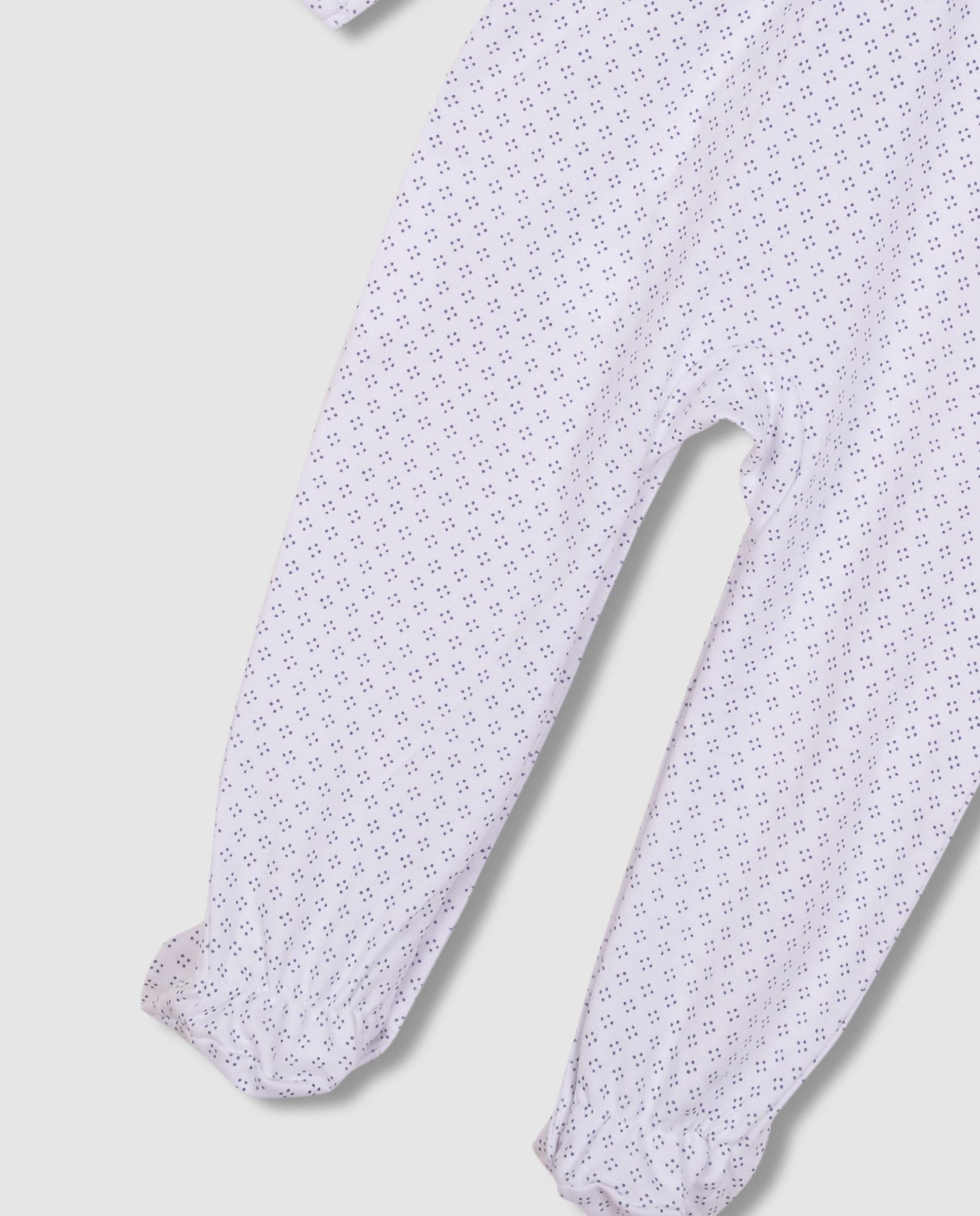 Pijama para Bebé de Manga Comprida Gocco Branco-4