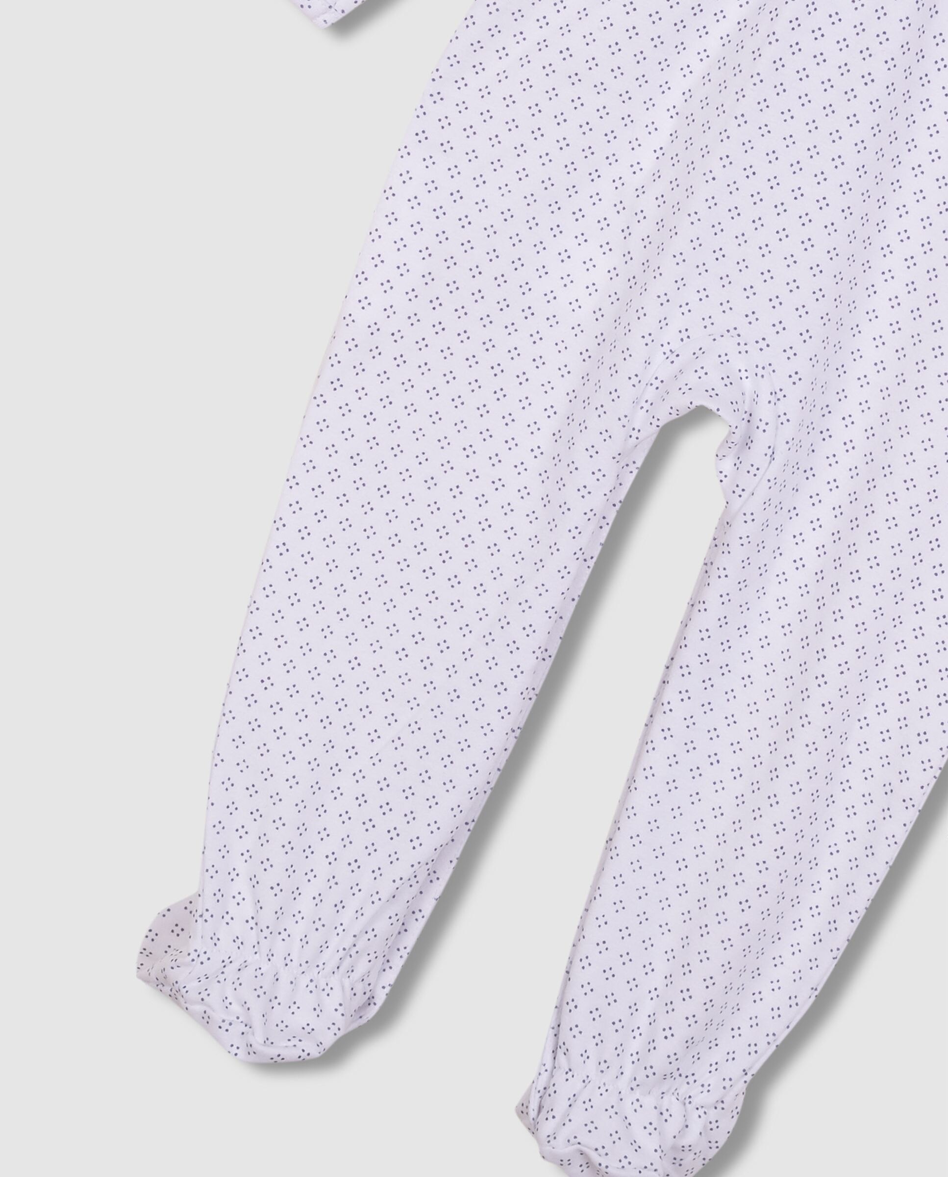 Pijama para Bebé de Manga Comprida Gocco Branco-4