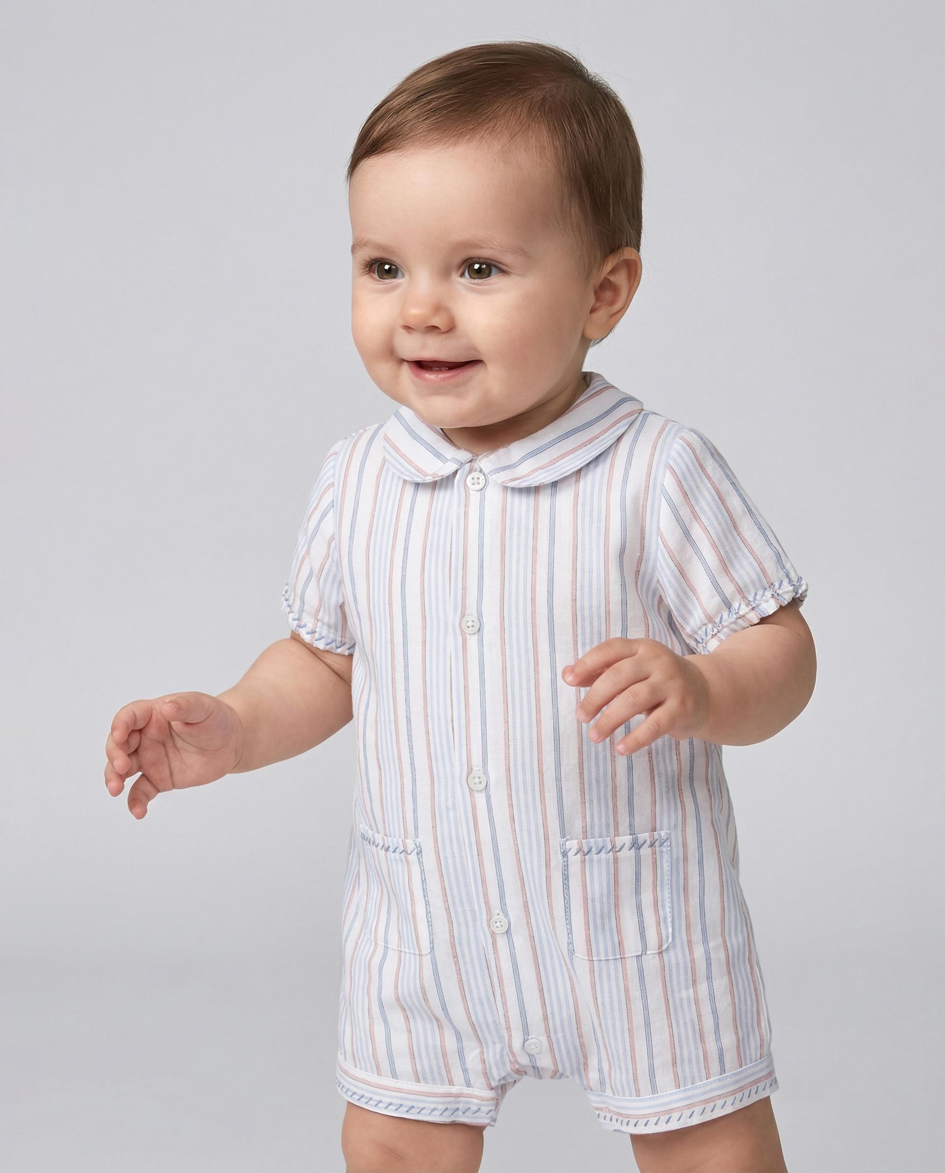 Imagem 0 de Pijama para Bebé Às Riscas