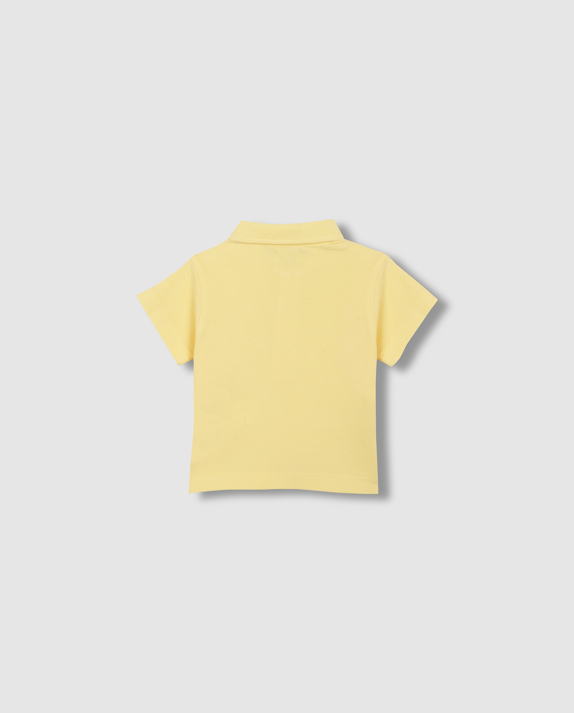 Polo Básico para Bebé de Piqué Gocco Amarelo-2